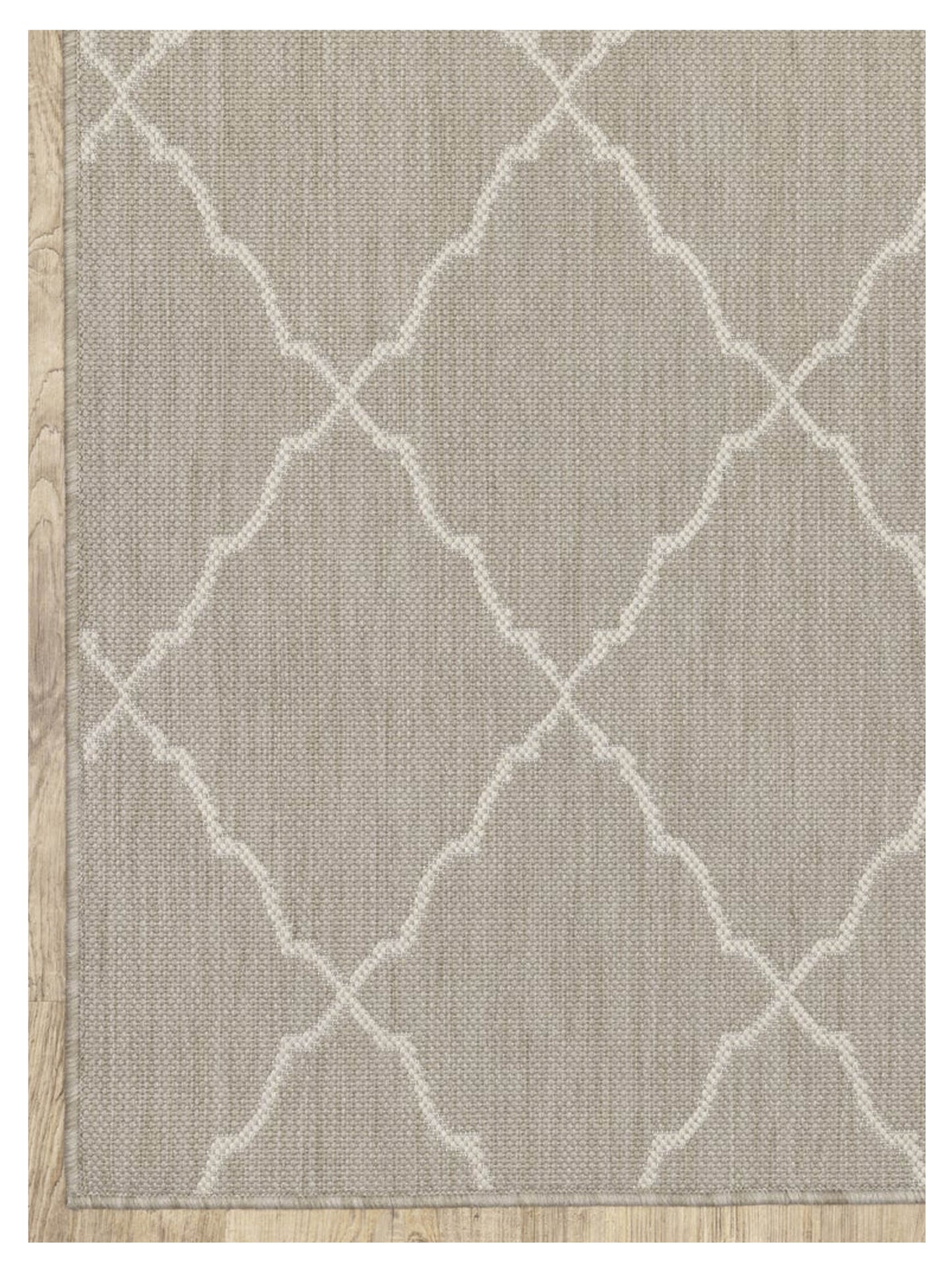 Oriental Weavers PORTOFINO 7225H Grey Ivory Outdoor Machinemade Rug