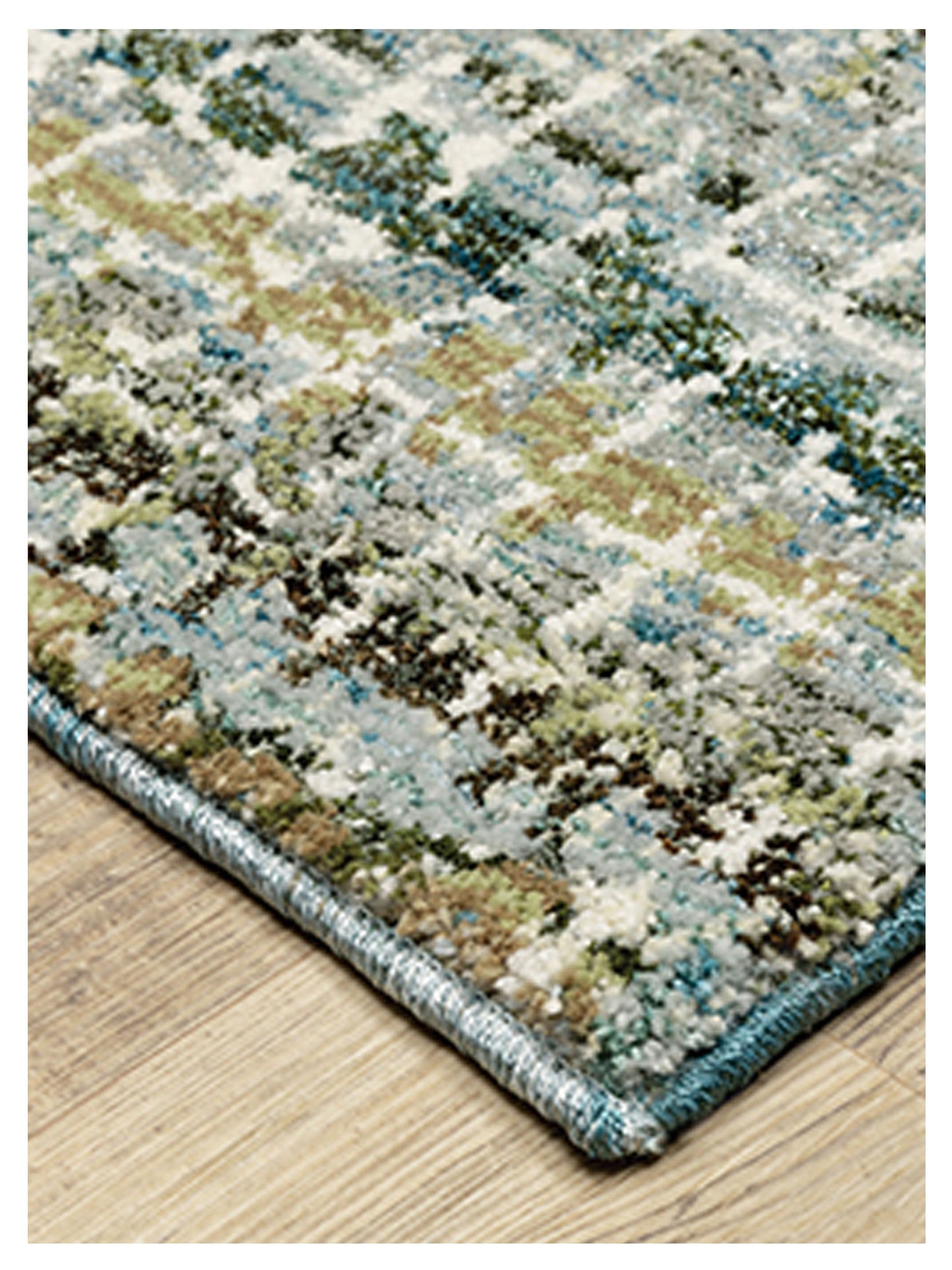 Oriental Weavers Atlas 747B0 Blue Green Casual Machinemade Rug