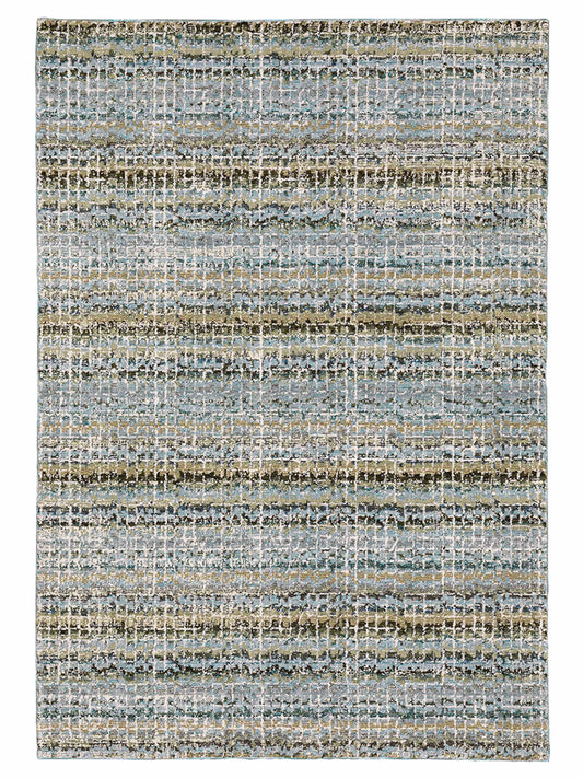 Oriental Weavers Atlas 747B0 Blue Casual Machinemade Rug