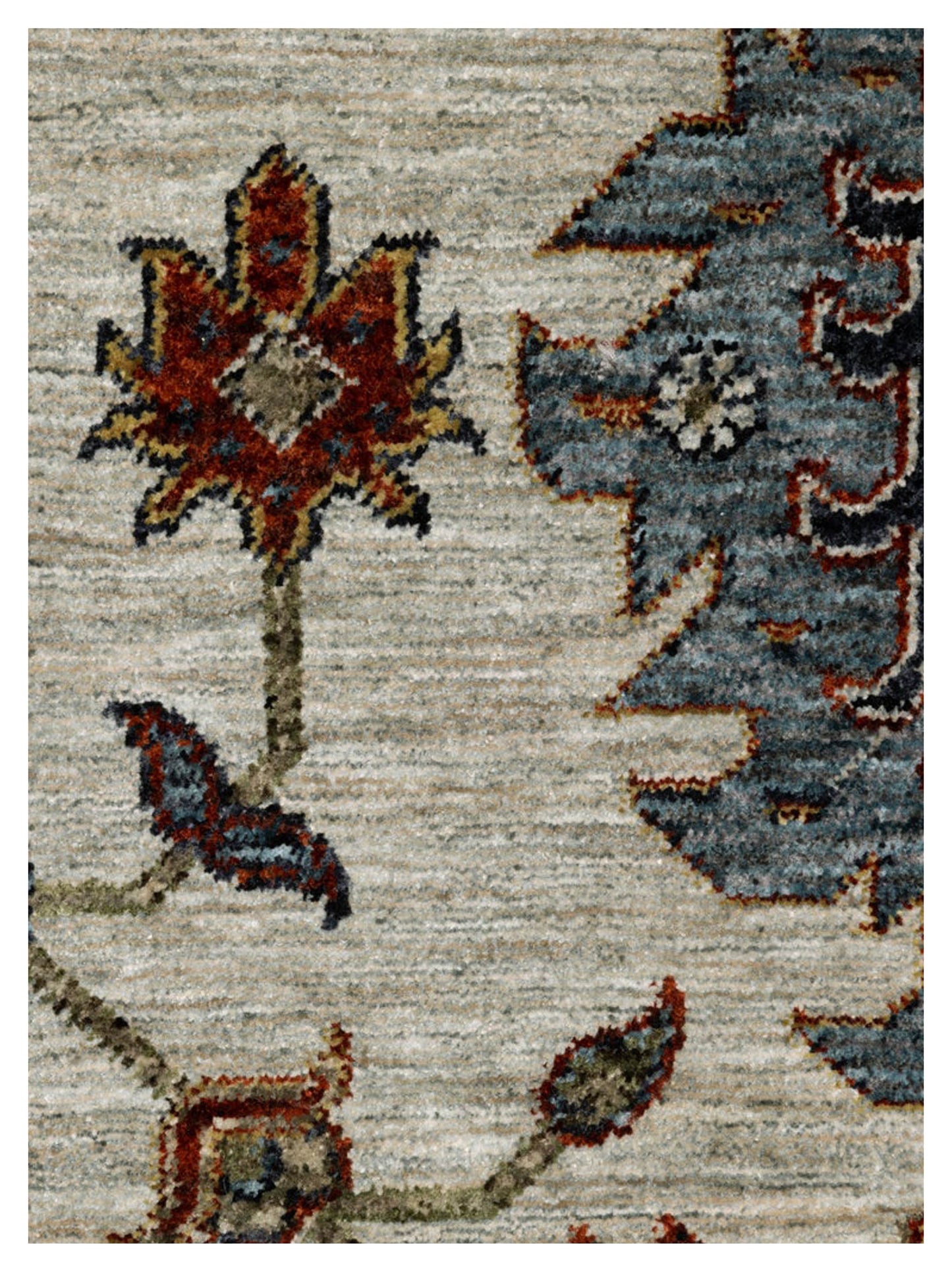 Oriental Weavers ABERDEEN 751W1 Ivory Multi Traditional Machinemade Rug