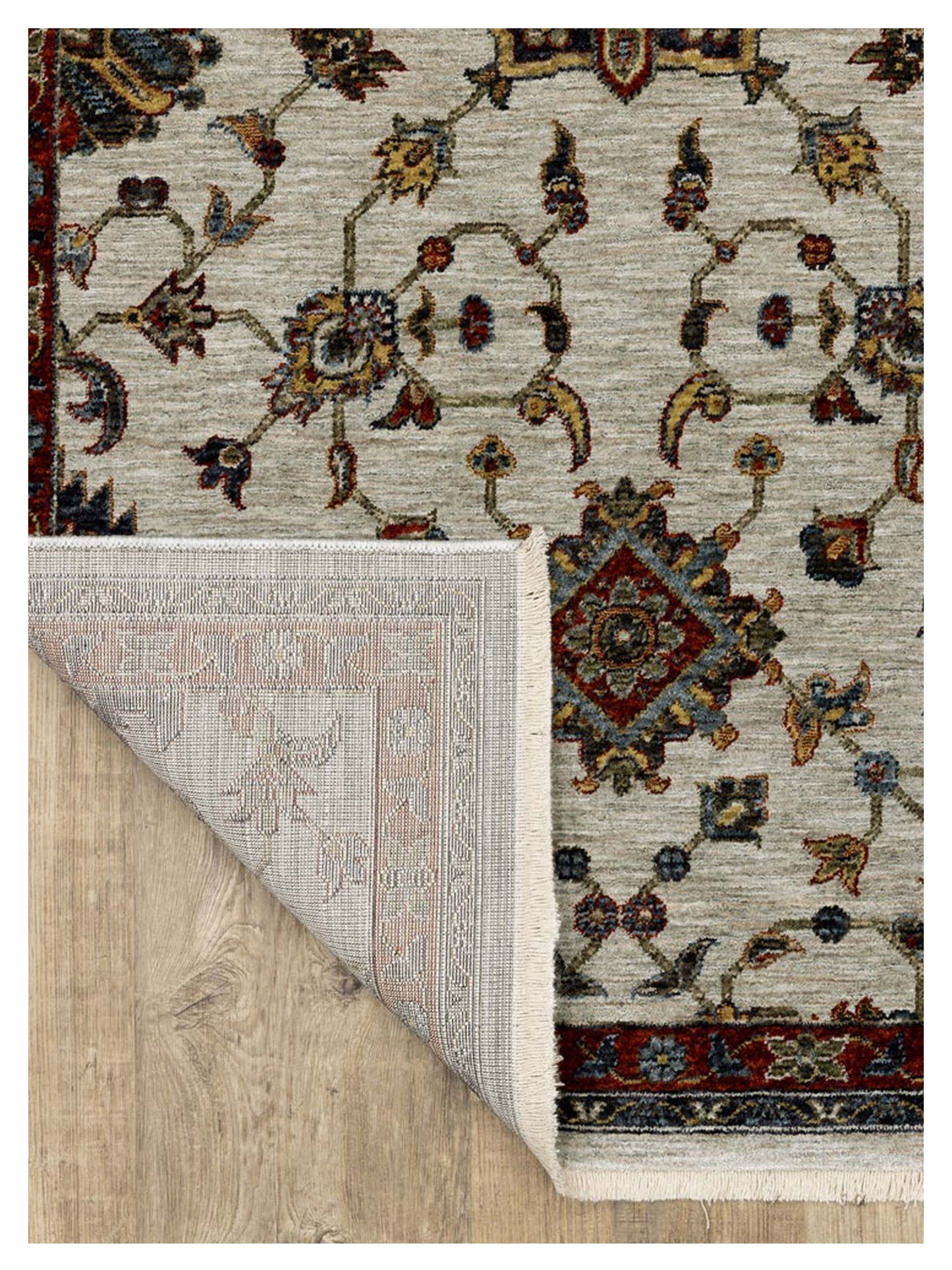 Oriental Weavers ABERDEEN 751W1 Ivory Multi Traditional Machinemade Rug