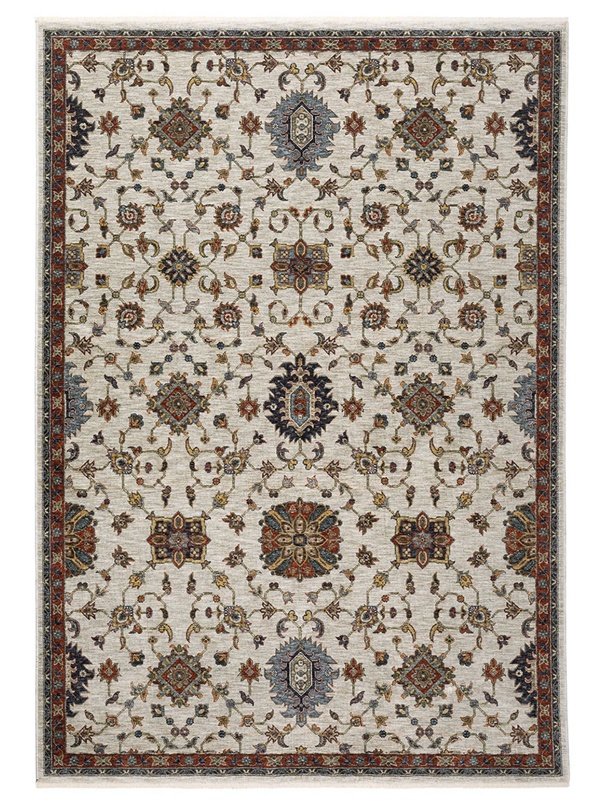 Oriental Weavers ABERDEEN 751W1 Ivory Traditional Machinemade Rug