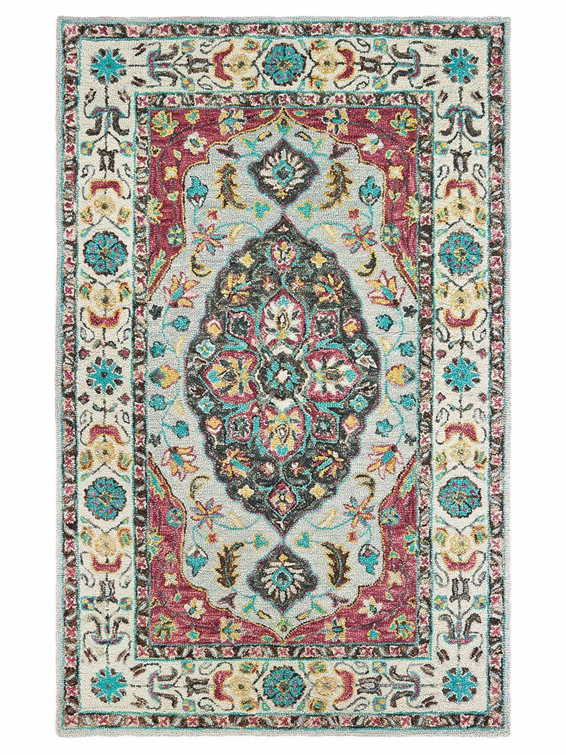 Oriental Weavers ZAHRA 75504 Grey Traditional Tufted Rug