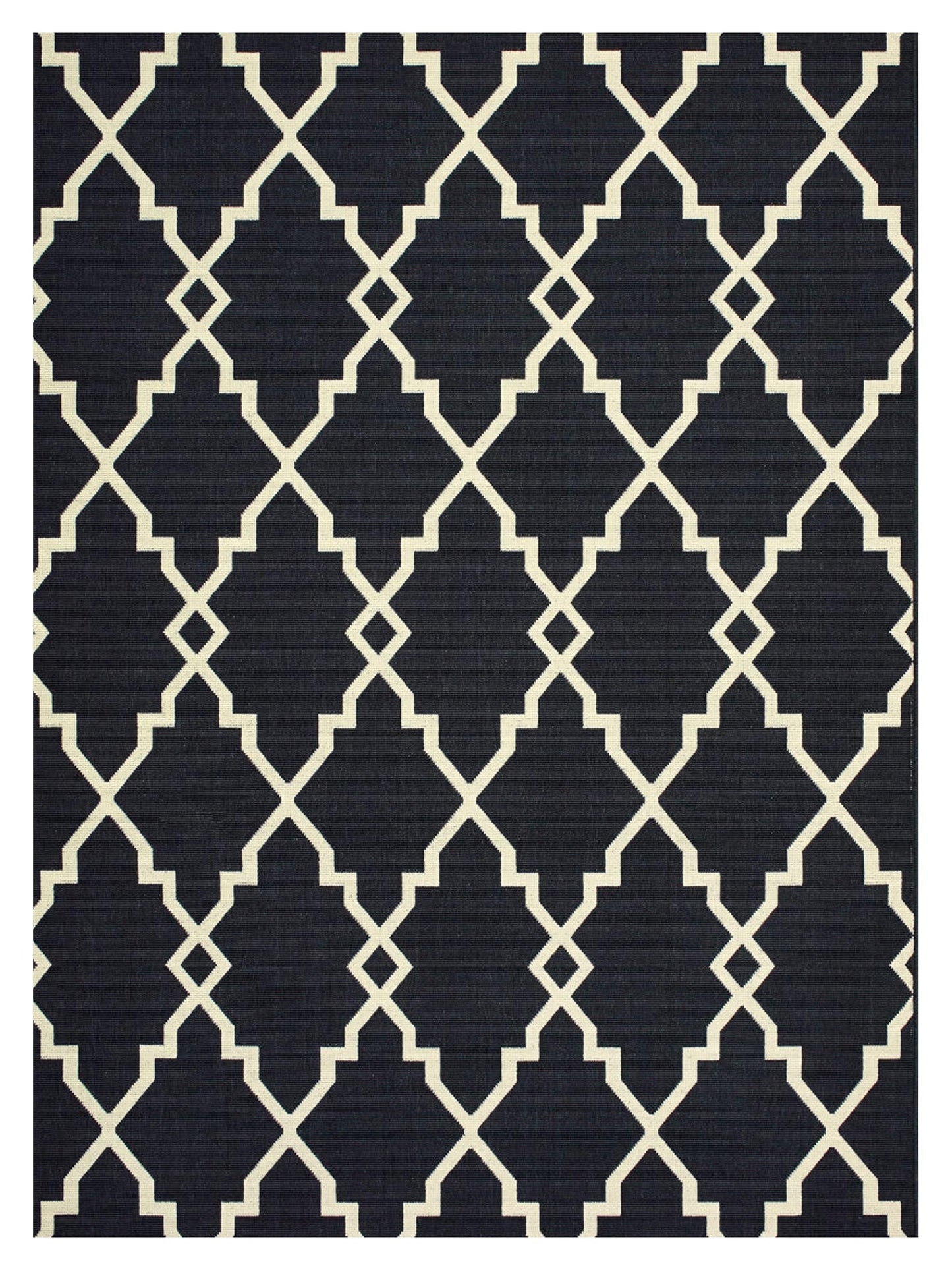 Oriental Weavers MARINA 7763K Black Outdoor Machinemade Rug