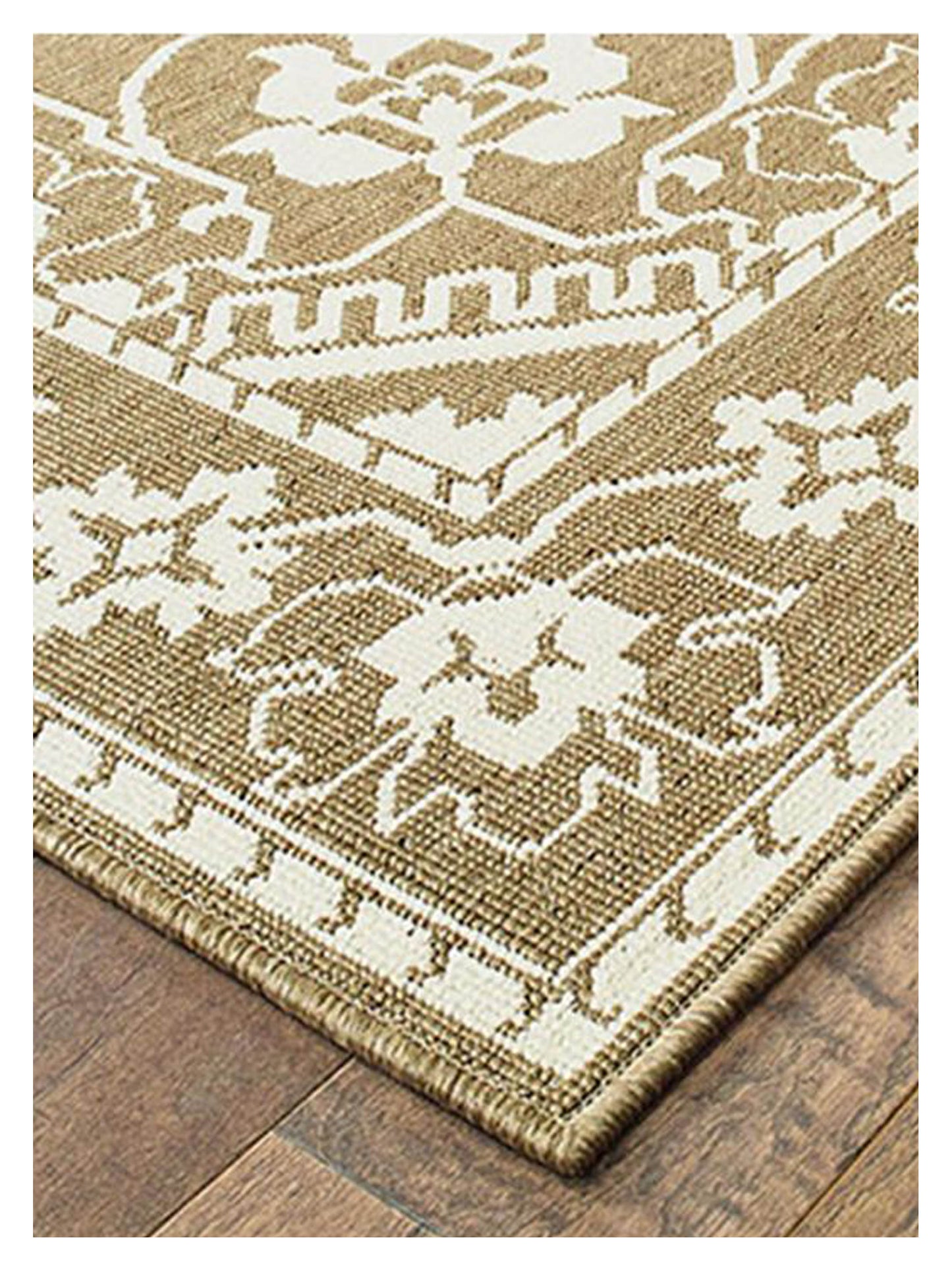 Oriental Weavers MARINA 7764J Tan Ivory Outdoor Machinemade Rug