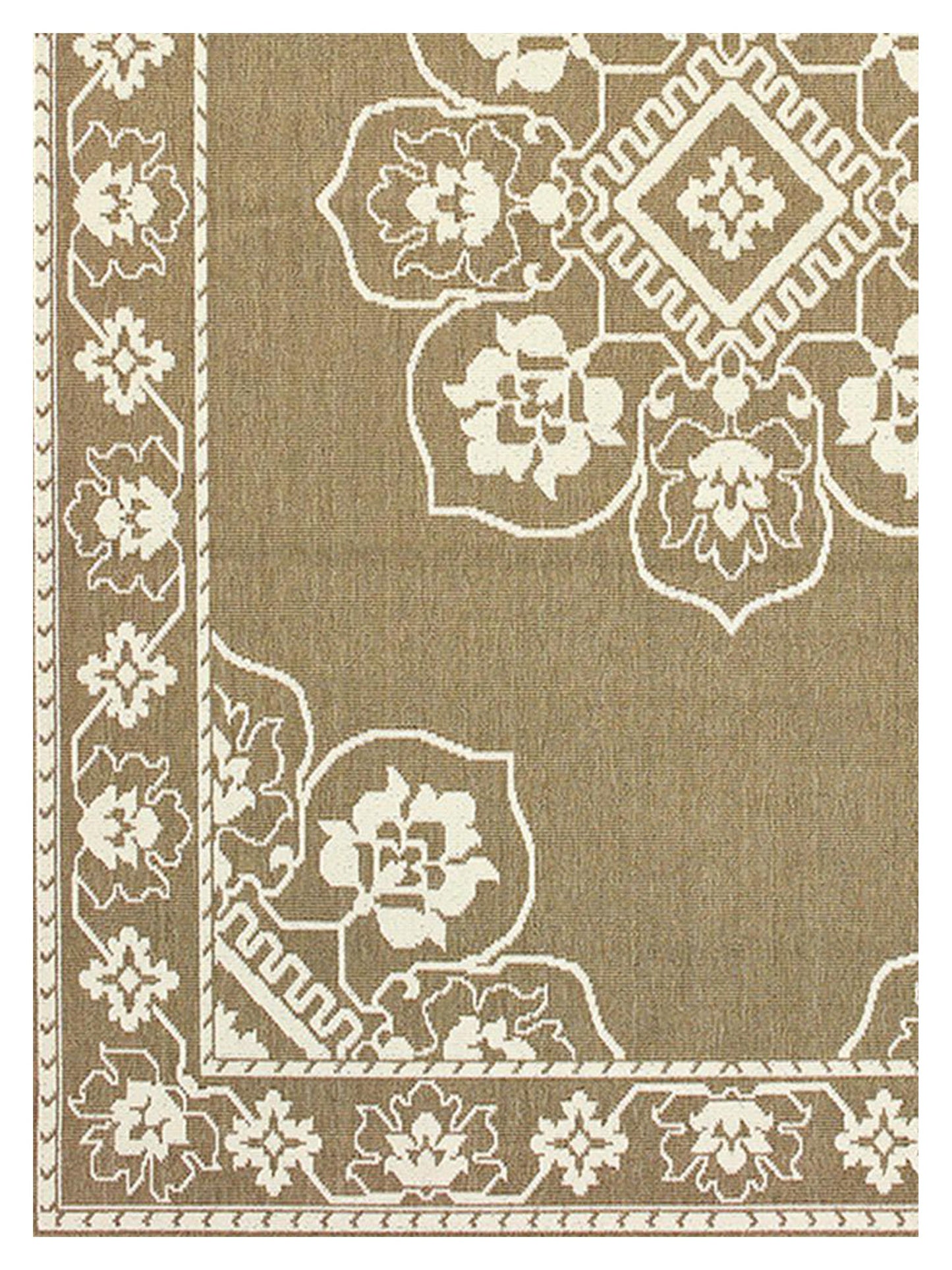 Oriental Weavers MARINA 7764J Tan Ivory Outdoor Machinemade Rug