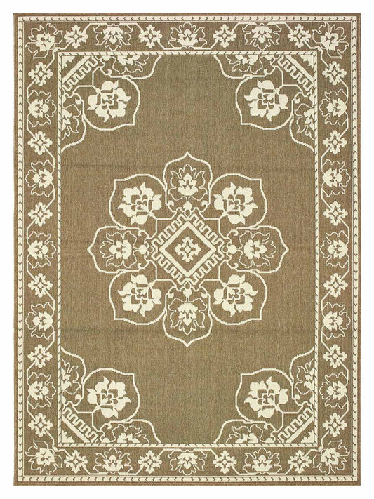 Oriental Weavers MARINA 7764J Tan Outdoor Machinemade Rug