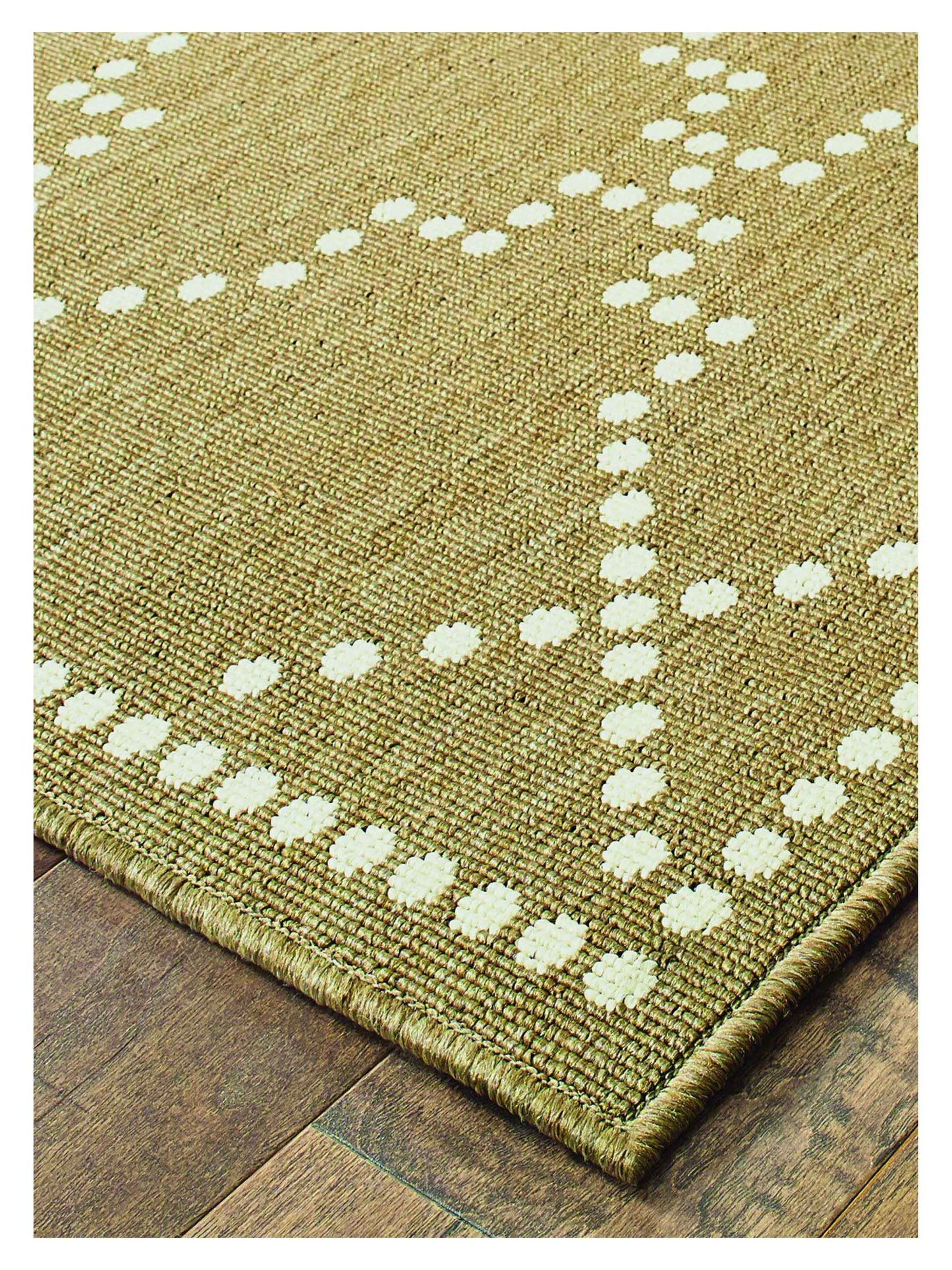 Oriental Weavers MARINA 7765Y Tan Ivory Outdoor Machinemade Rug