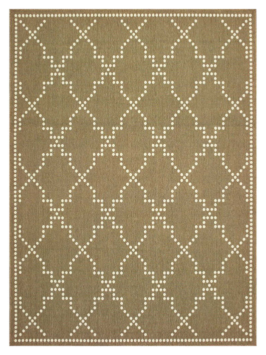 Oriental Weavers MARINA 7765Y Tan Outdoor Machinemade Rug