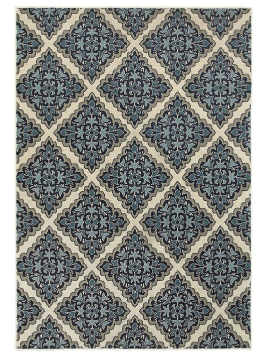 Oriental Weavers LINDEN 7816B Ivory Casual Machinemade Rug