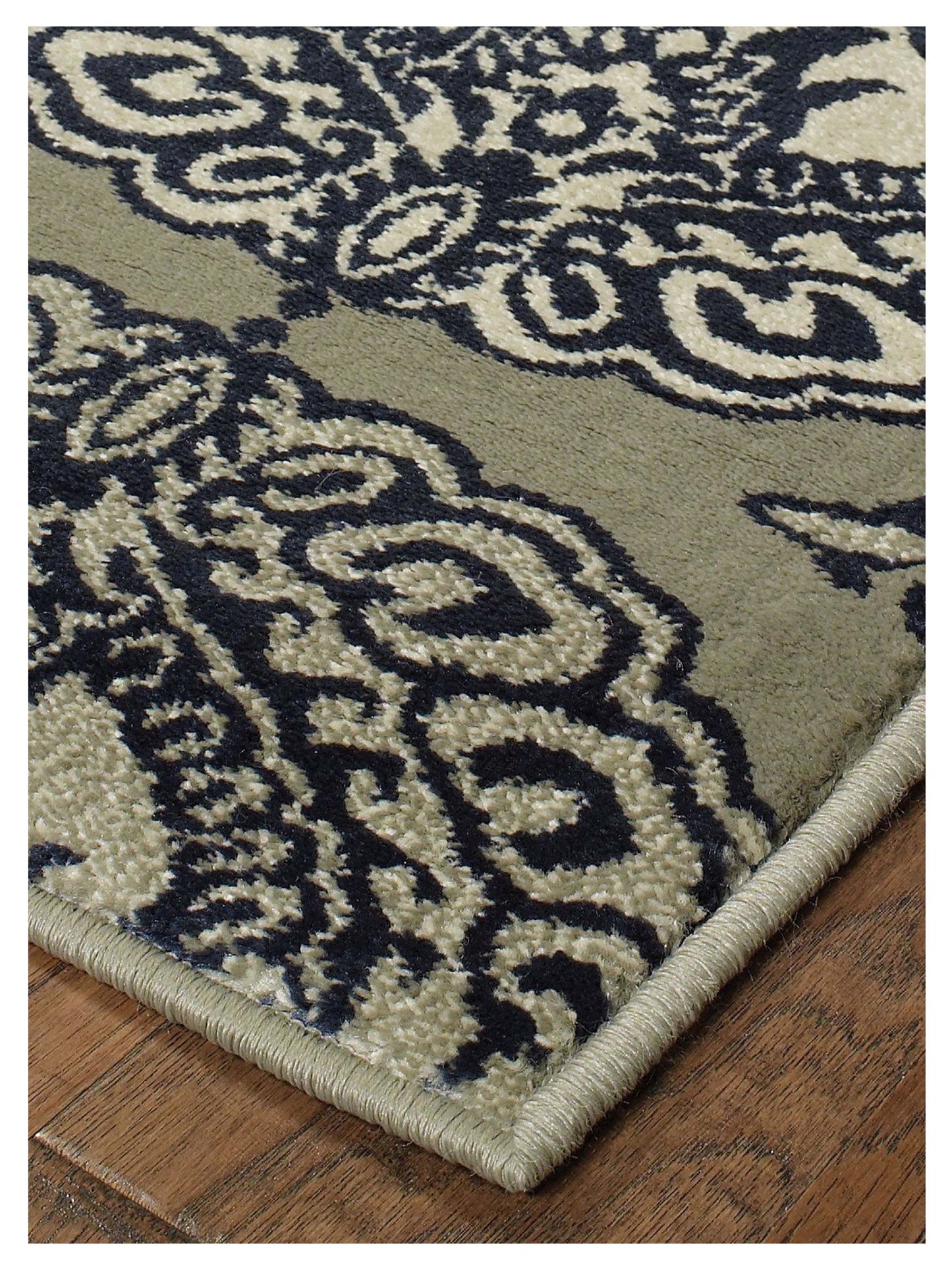 Oriental Weavers LINDEN 7818A Navy Ivory Casual Machinemade Rug