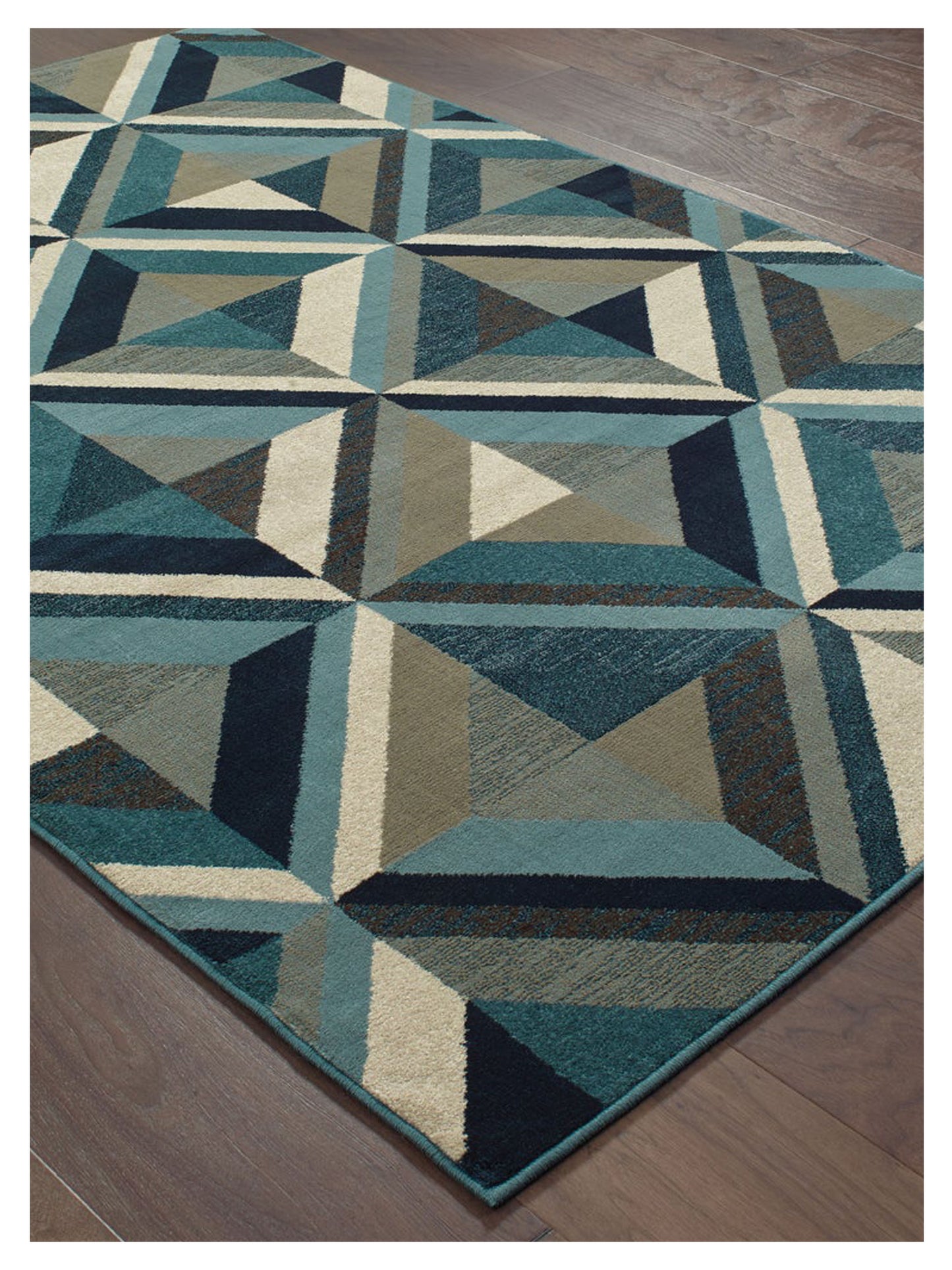 Oriental Weavers LINDEN 7902A Blue Grey Casual Machinemade Rug