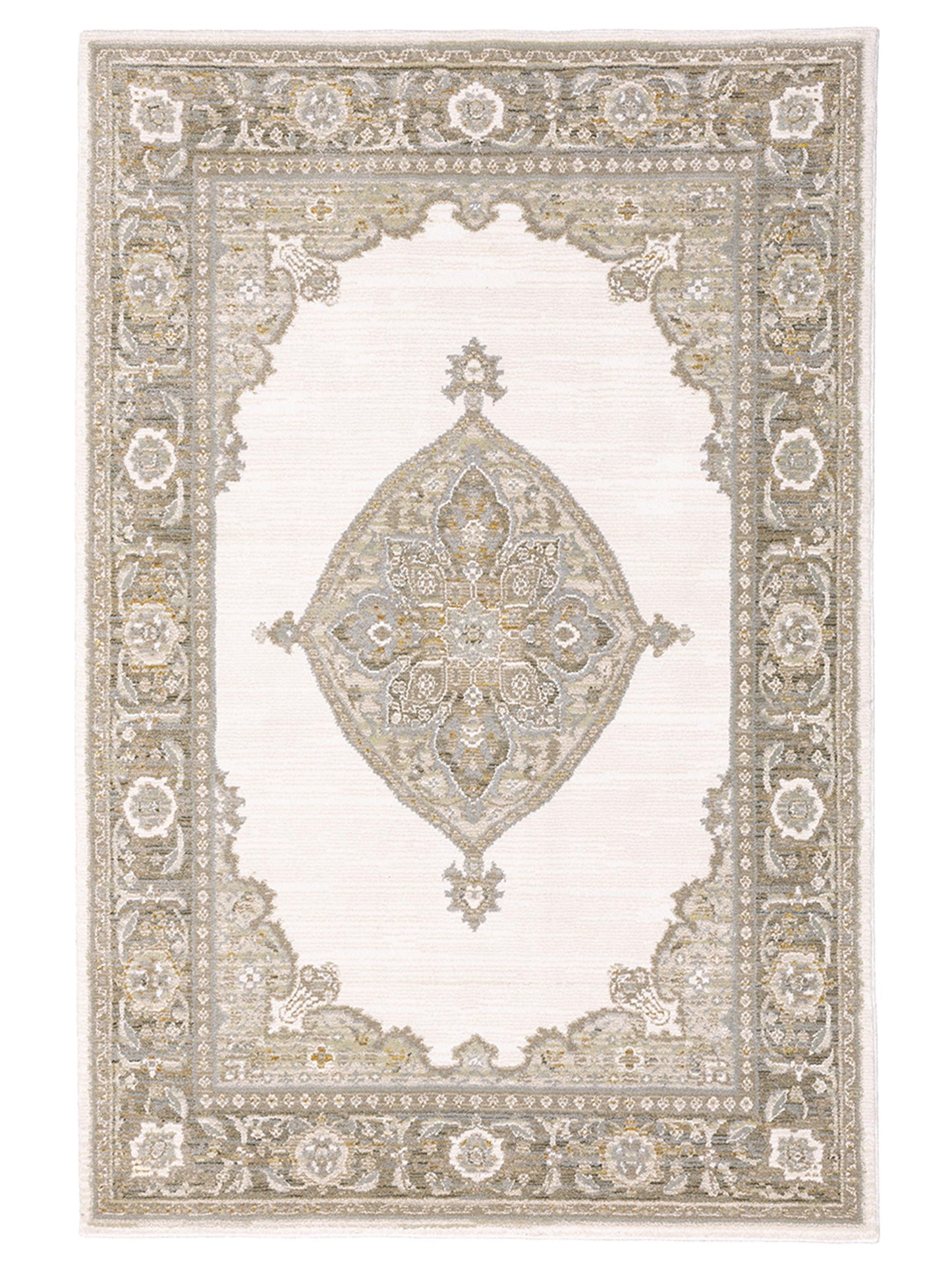 Oriental Weavers ANDORRA 7939D Beige Traditional Machinemade Rug