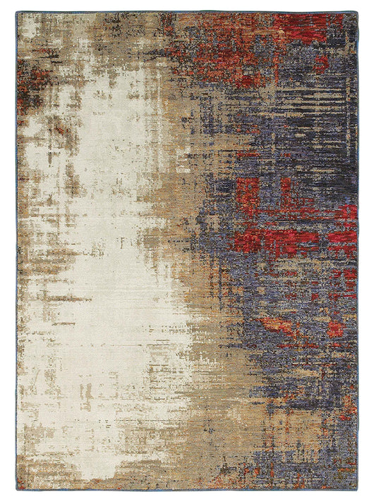 Oriental Weavers EVOLUTION 8001A Ivory Contemporary Machinemade Rug