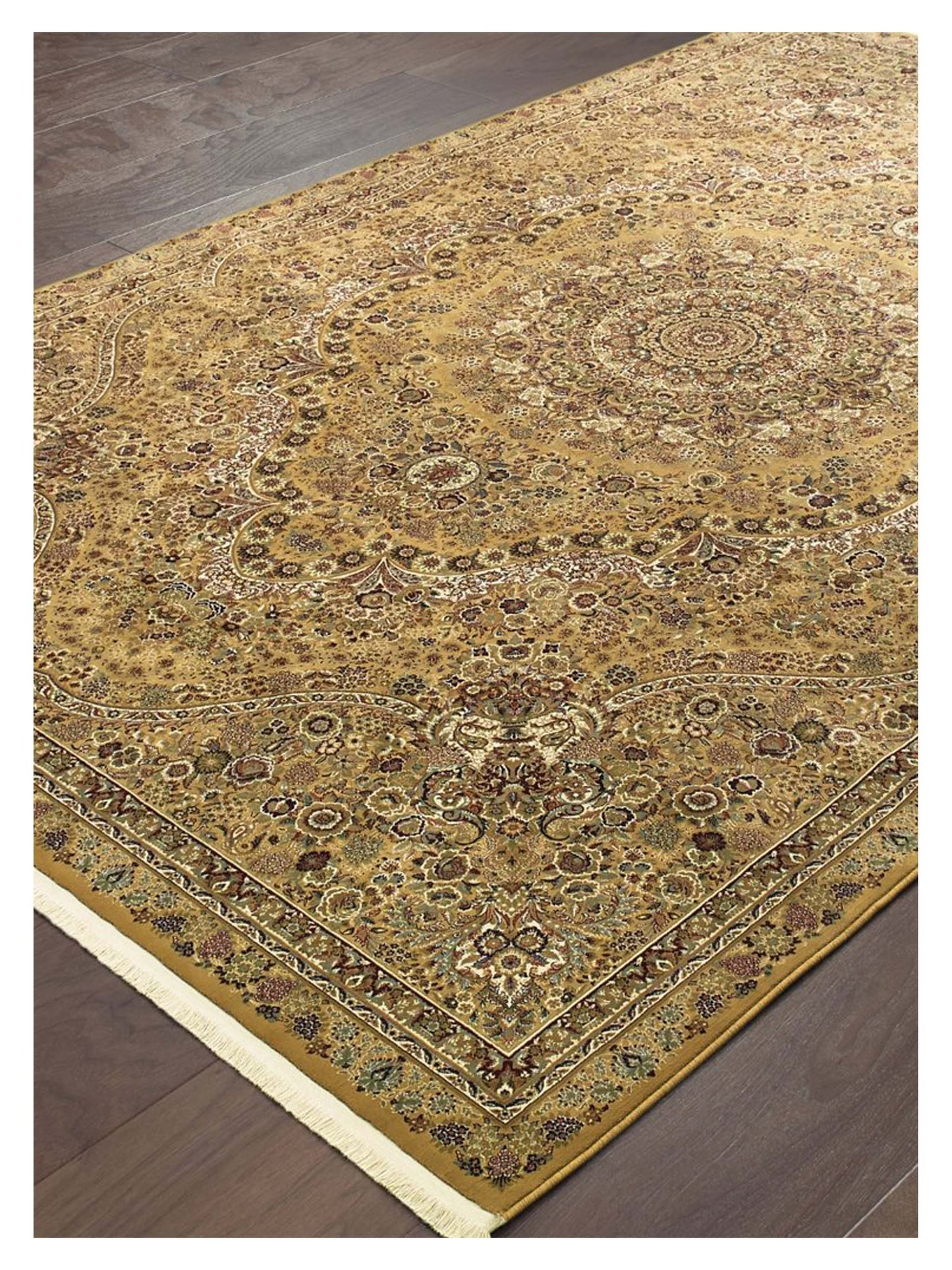 Oriental Weavers MASTERPIECE 8022J Gold Ivory Traditional Machinemade Rug