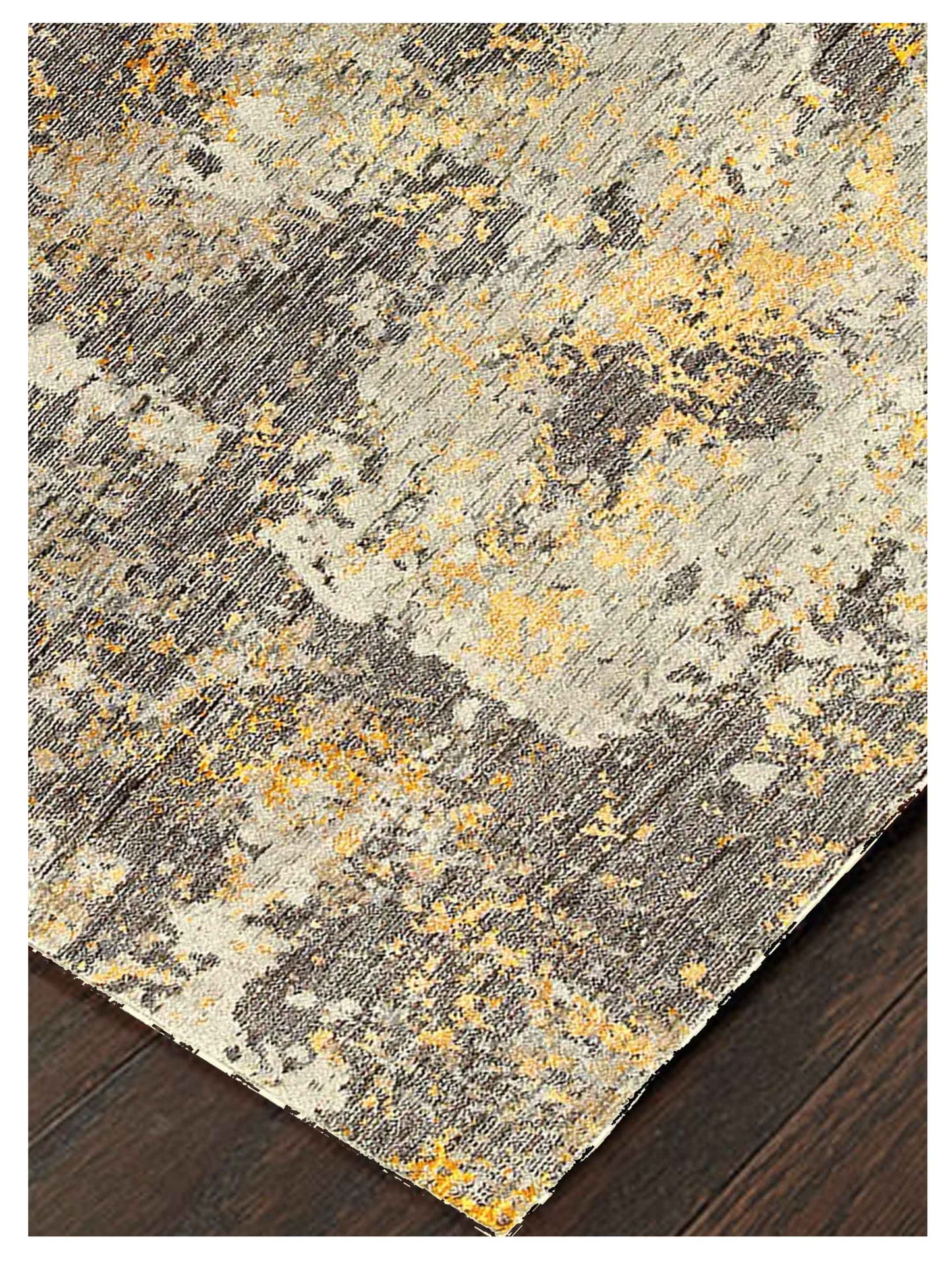 Oriental Weavers EVOLUTION 8025B Grey Gold Contemporary Machinemade Rug