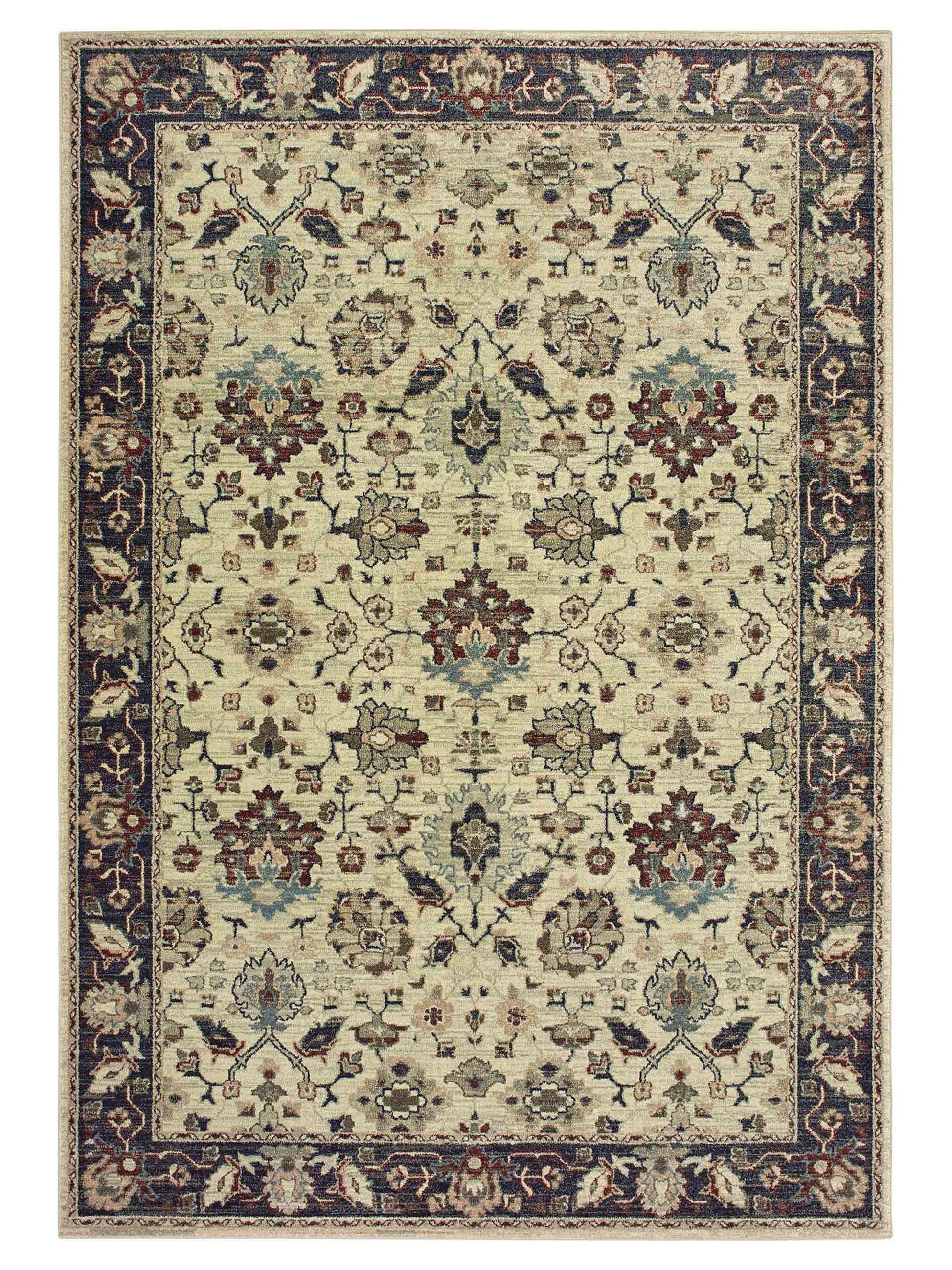 Oriental Weavers RALEIGH 8026E Ivory Traditional Machinemade Rug