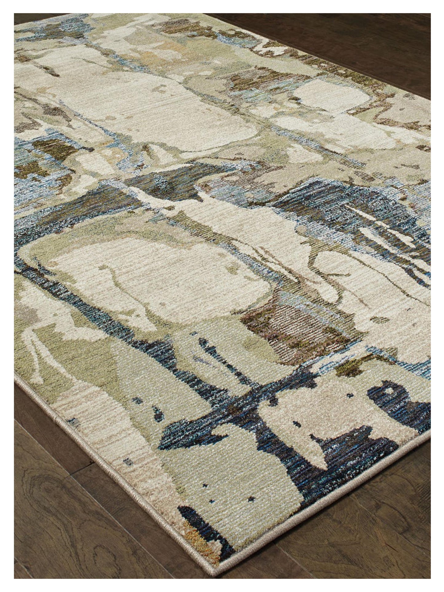 Oriental Weavers EVOLUTION 8027A Blue Grey Contemporary Machinemade Rug