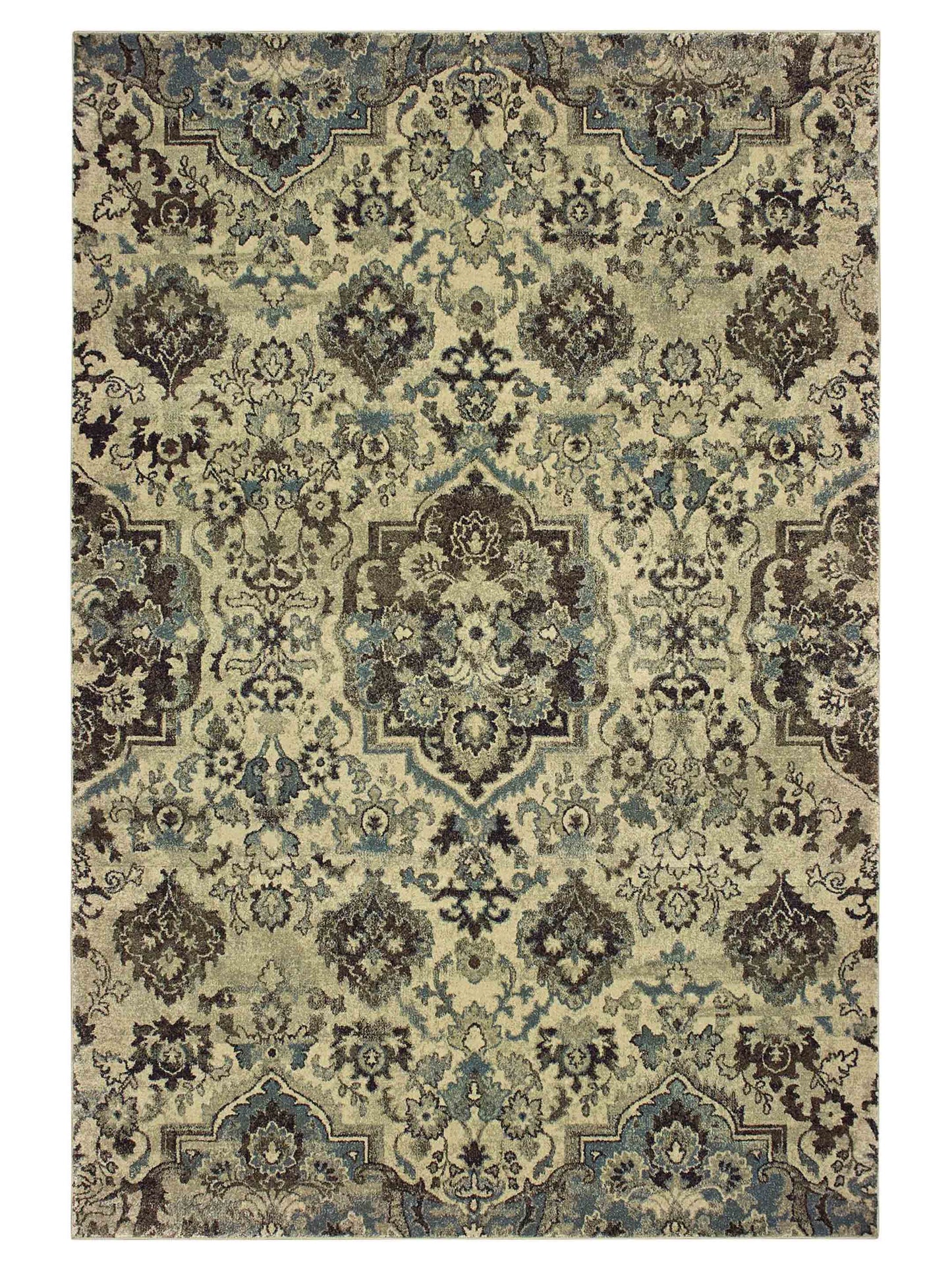 Oriental Weavers RALEIGH 8027J Ivory Casual Machinemade Rug