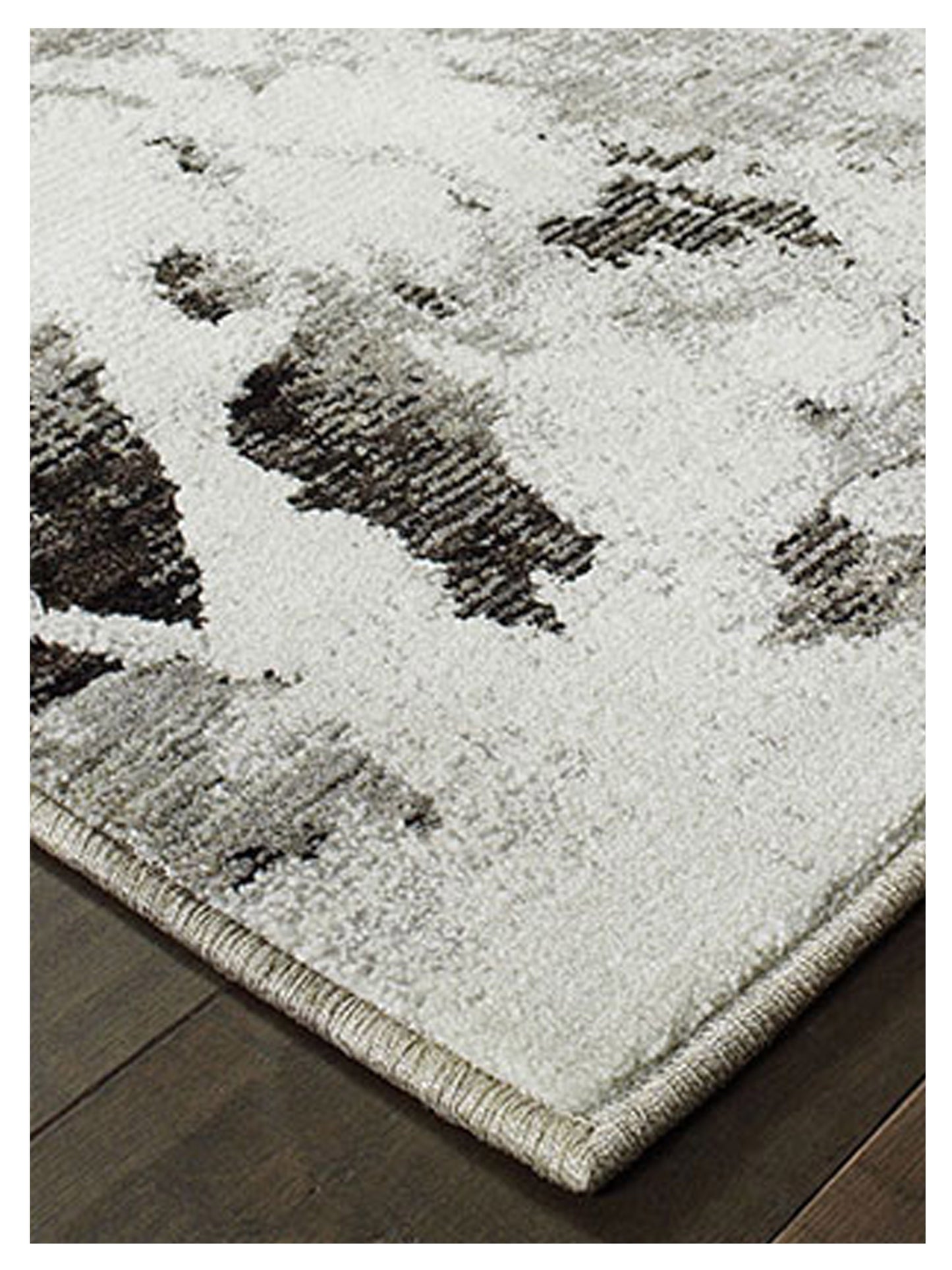 Oriental Weavers EVOLUTION 8035B Charcoal White Contemporary Machinemade Rug