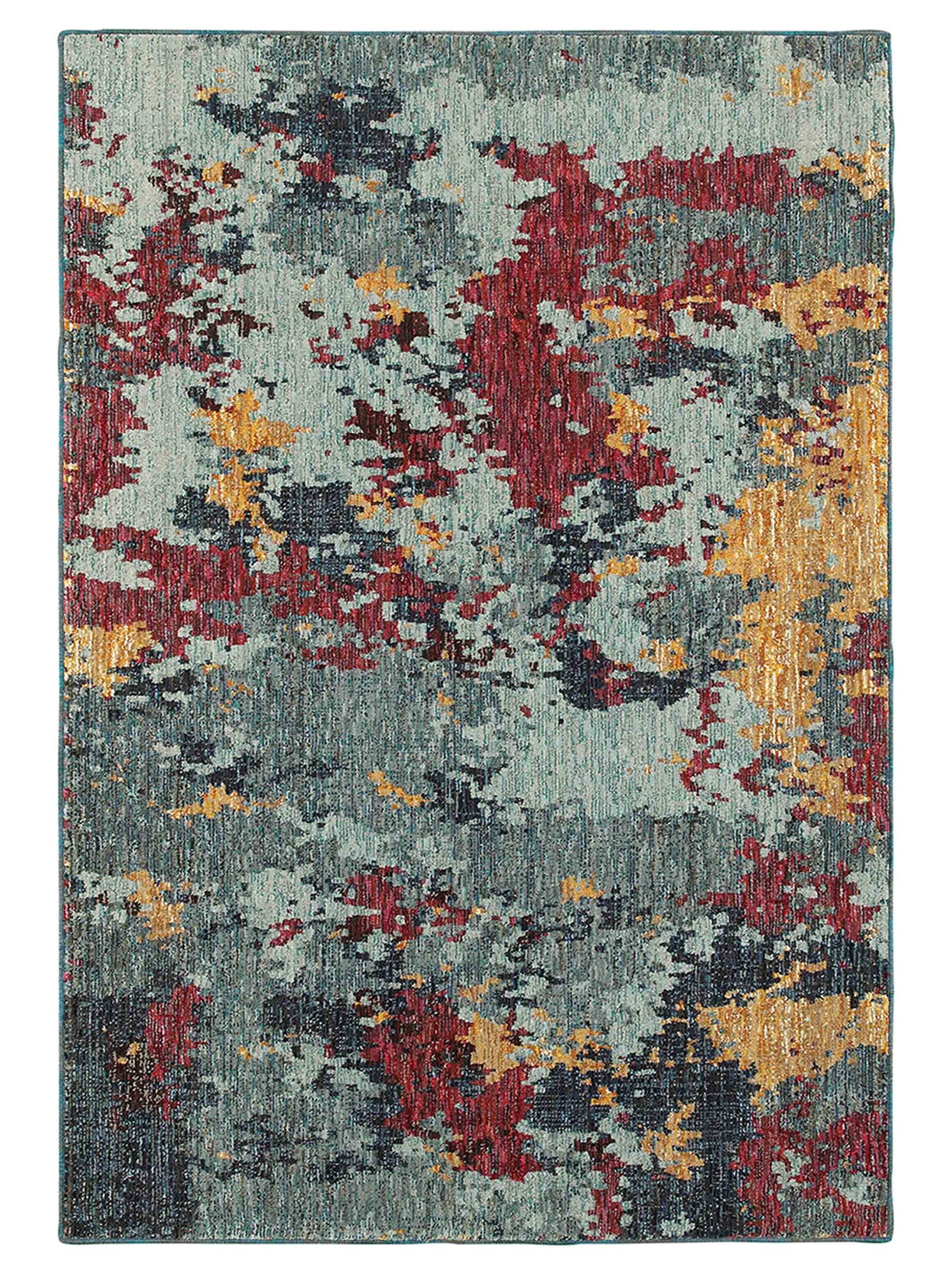 Oriental Weavers EVOLUTION 8036C Blue Contemporary Machinemade Rug