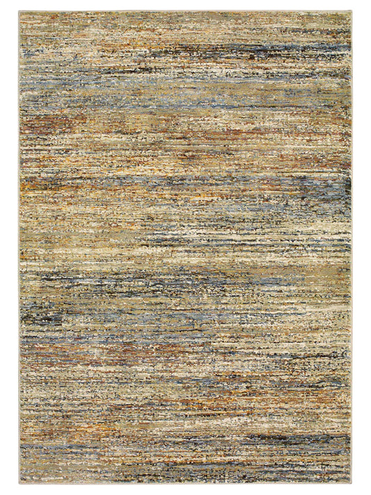 Oriental Weavers Atlas 8037J Gold Casual Machinemade Rug