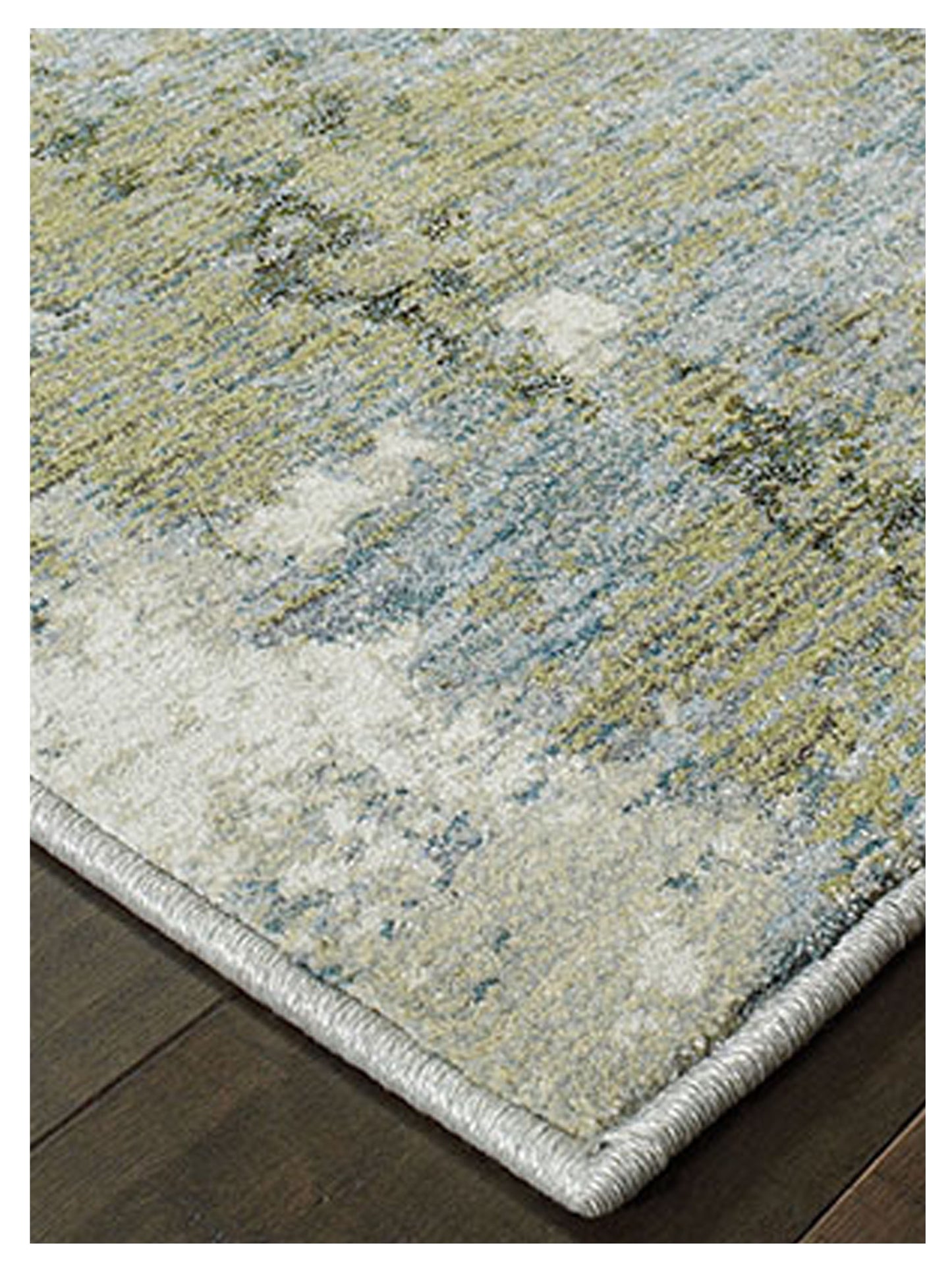 Oriental Weavers EVOLUTION 8039E Blue Green Contemporary Machinemade Rug