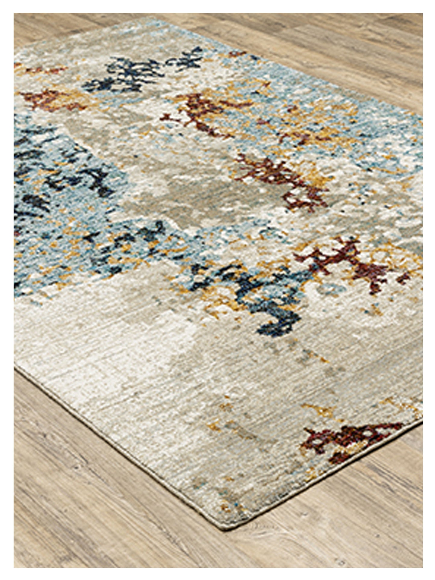 Oriental Weavers EVOLUTION 8043K Beige Blue Contemporary Machinemade Rug