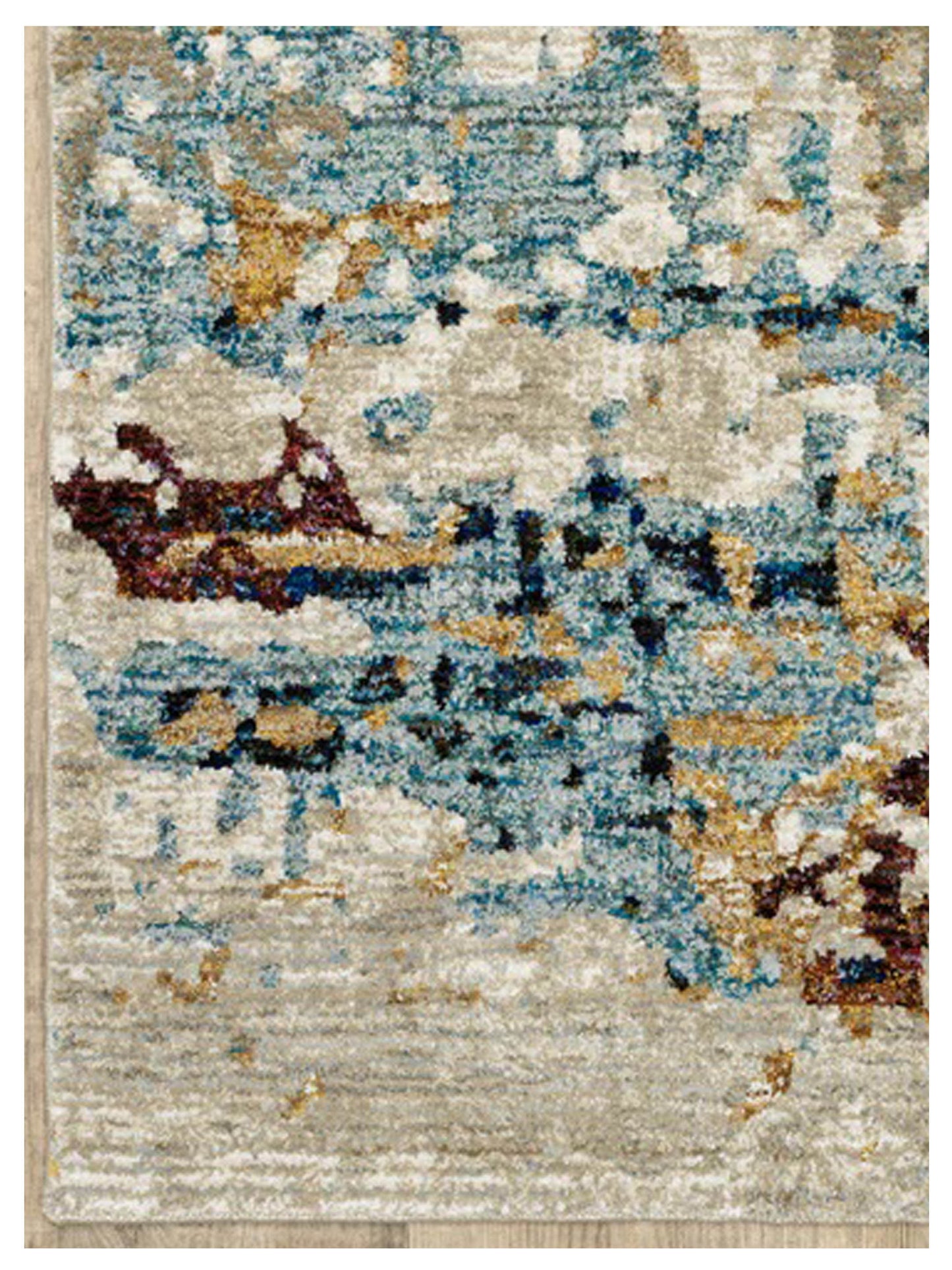 Oriental Weavers EVOLUTION 8043K Beige Blue Contemporary Machinemade Rug