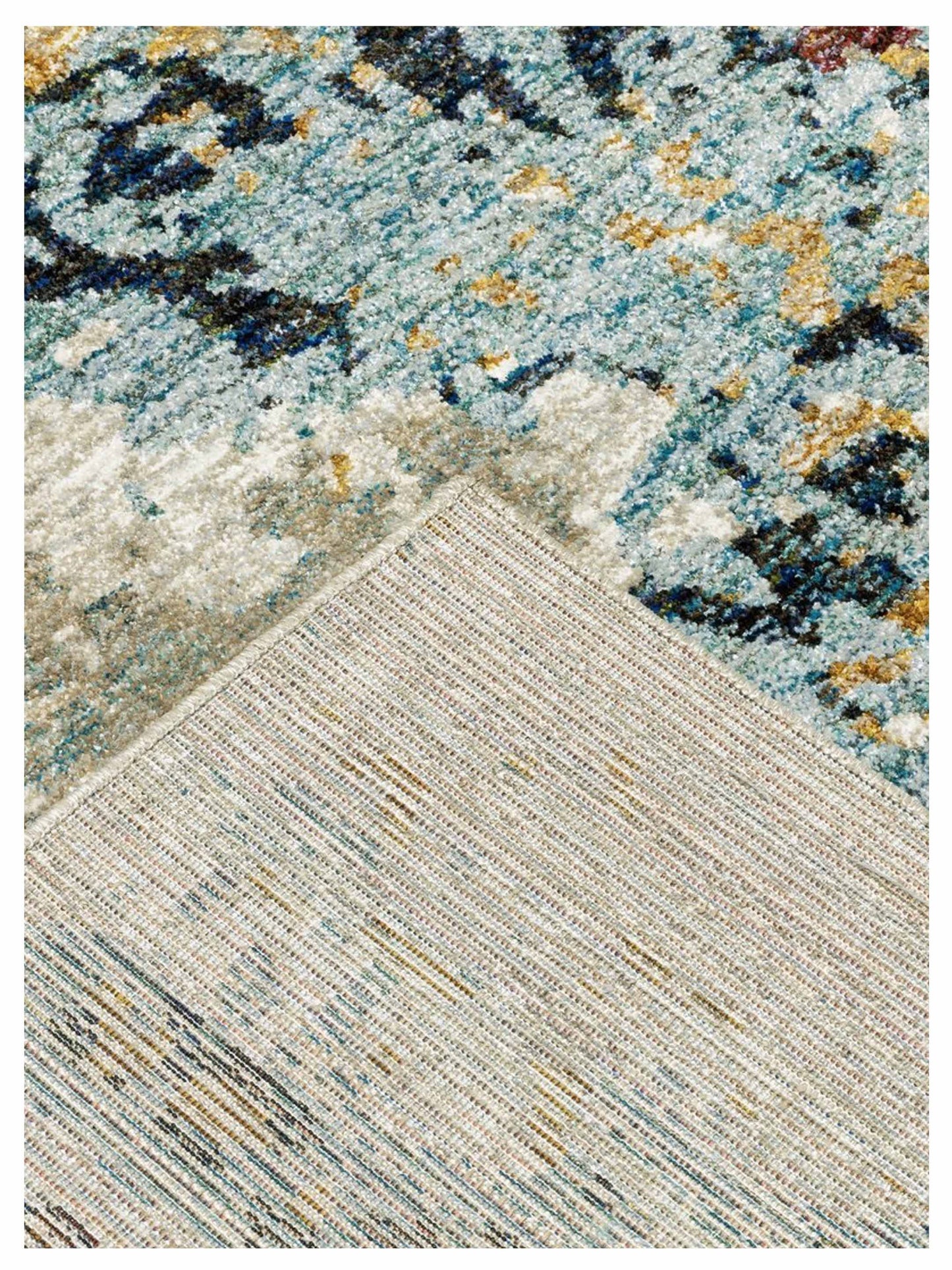 Oriental Weavers EVOLUTION 8043K Beige Blue Contemporary Machinemade Rug