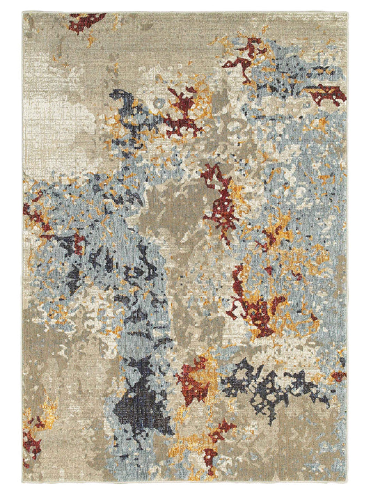 Oriental Weavers EVOLUTION 8043K Beige Contemporary Machinemade Rug