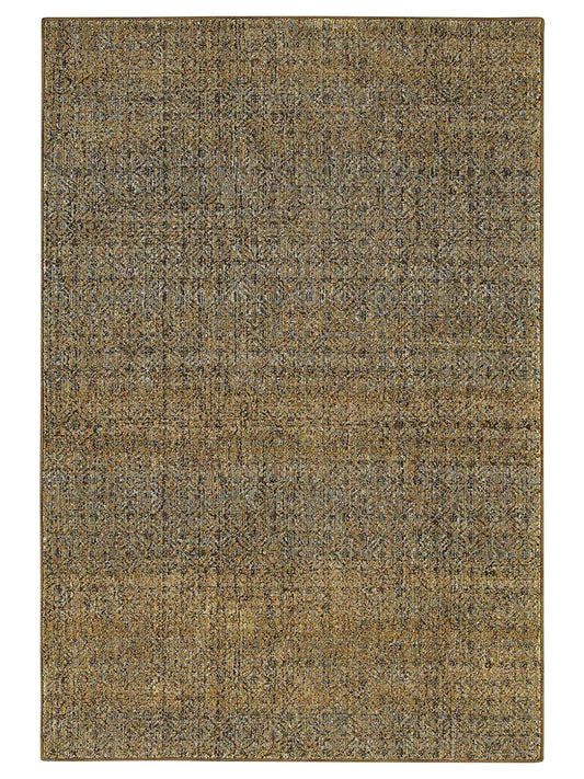 Oriental Weavers Atlas 8048P Green Casual Machinemade Rug