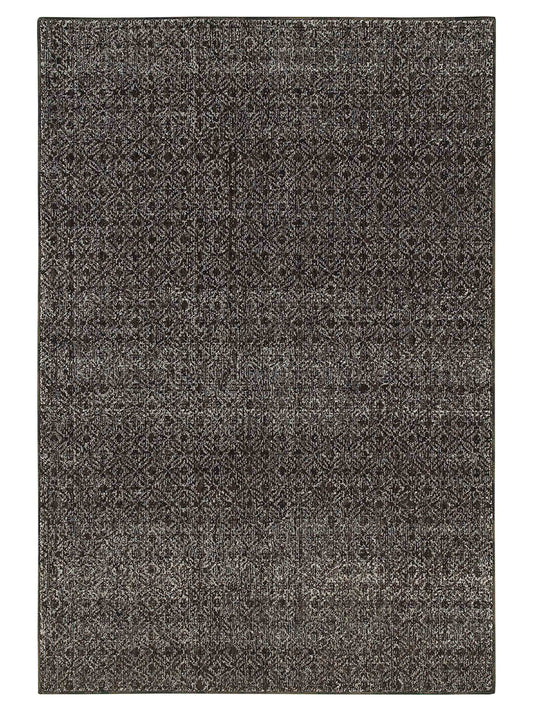 Oriental Weavers Atlas 8048Q Black Casual Machinemade Rug