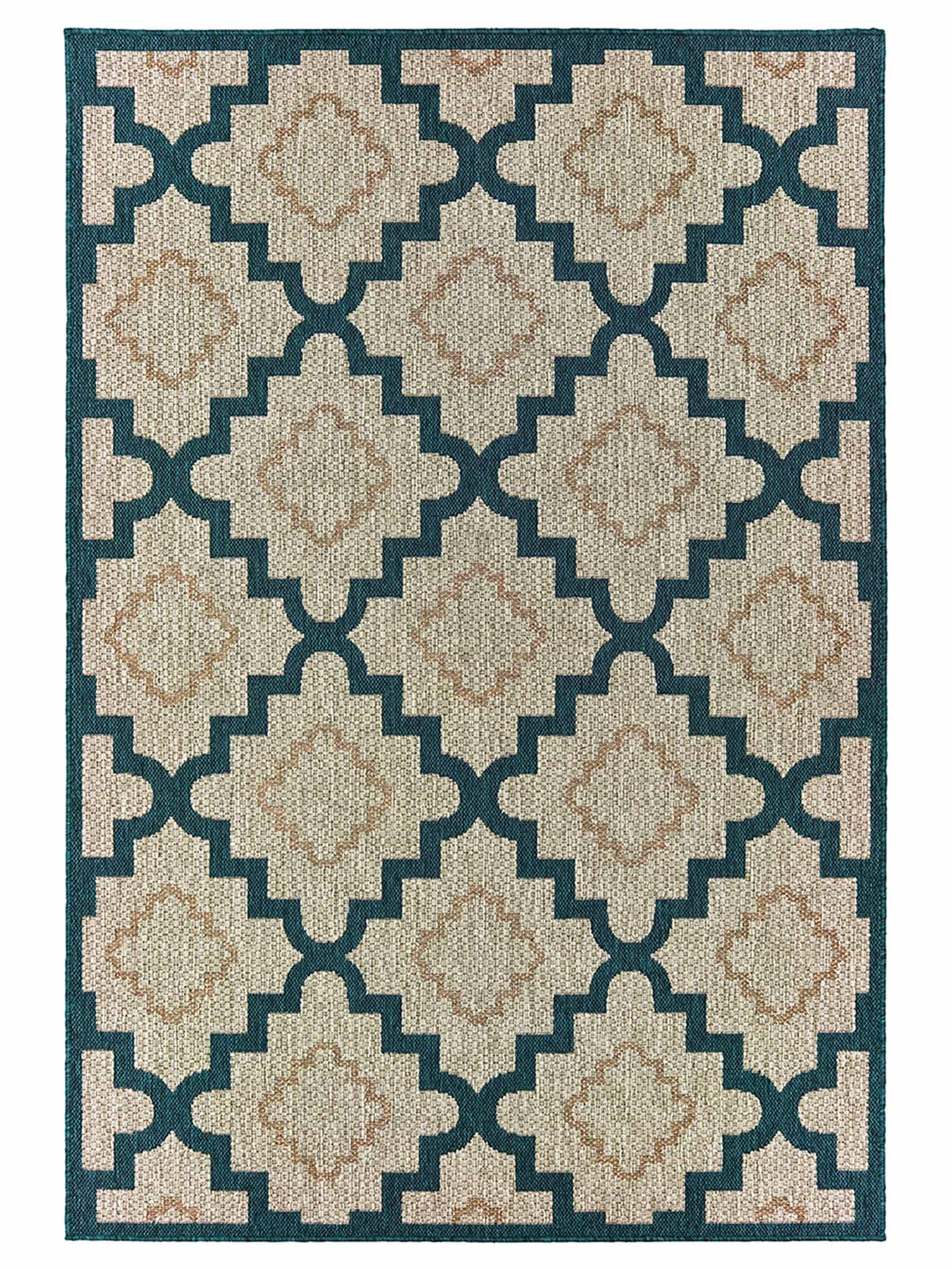 Oriental Weavers LATITUDE 804I3 Grey Outdoor Machinemade Rug