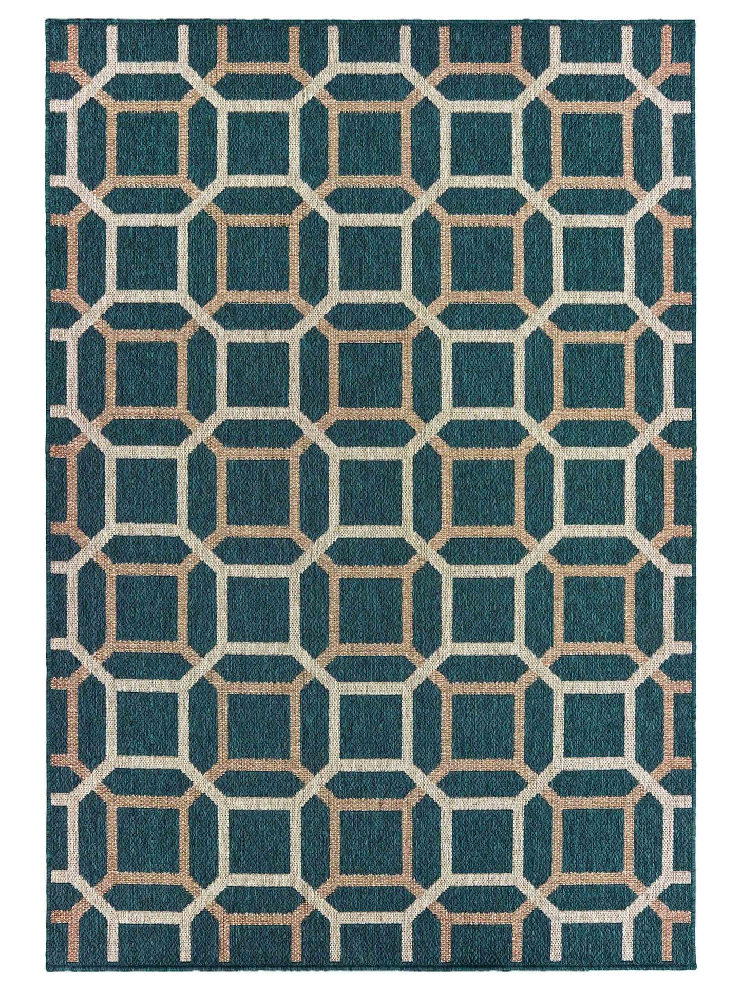 Oriental Weavers LATITUDE 806B3 Blue Outdoor Machinemade Rug