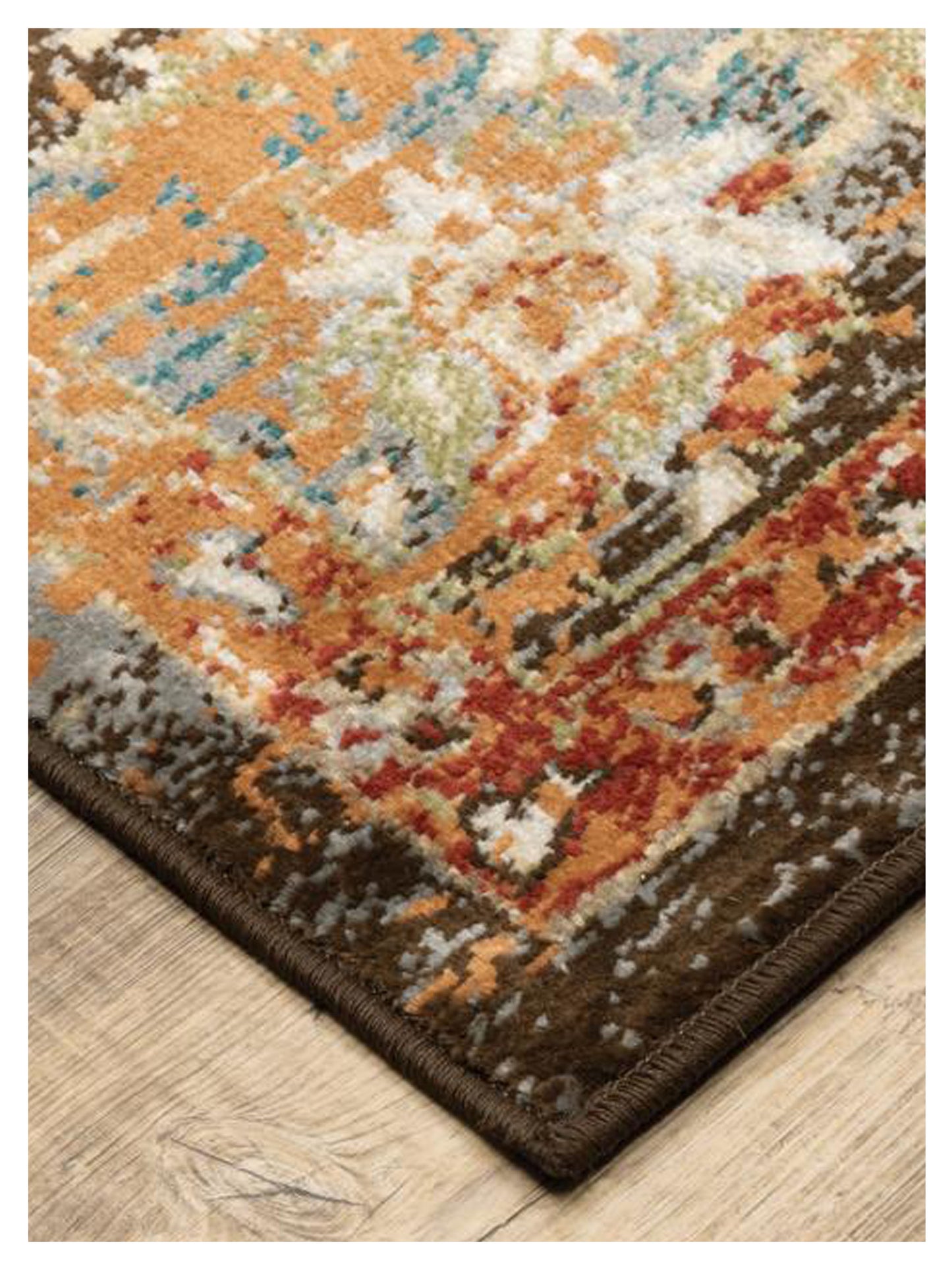 Oriental Weavers Juliette 8120W Gold Orange Traditional Machinemade Rug