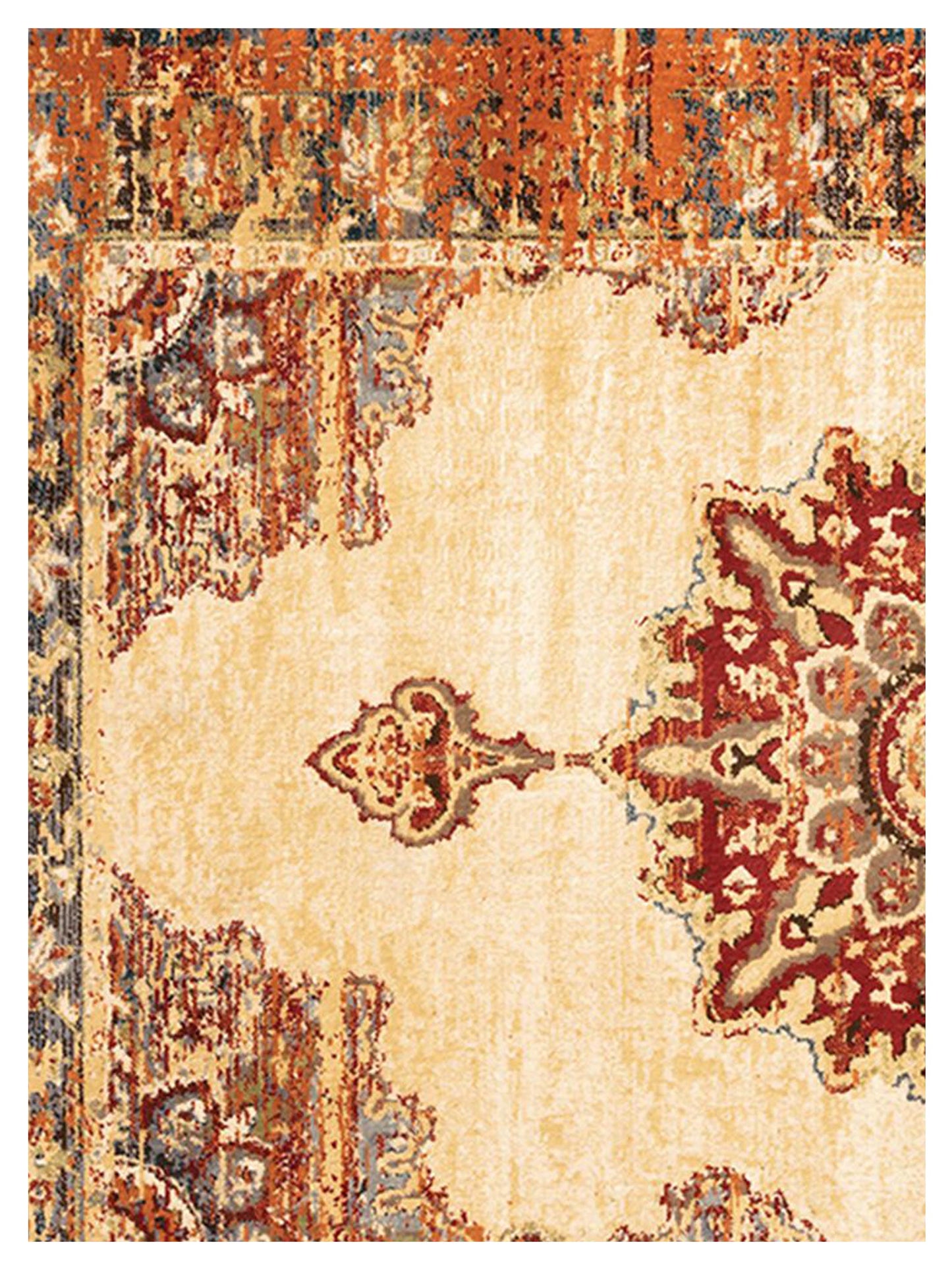 Oriental Weavers Juliette 8120W Gold Orange Traditional Machinemade Rug