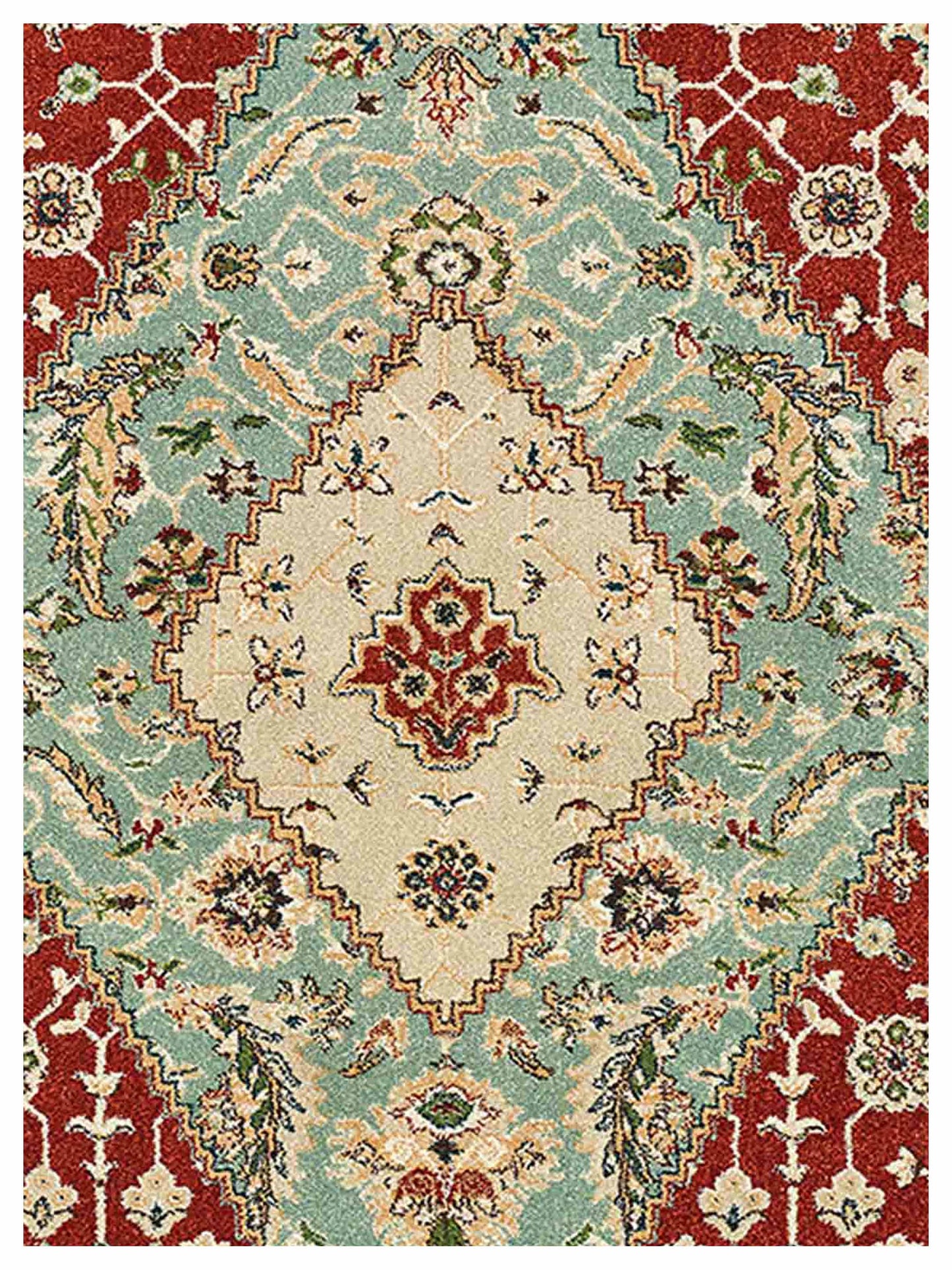 Oriental Weavers DAWSON 8315A Rust Blue Traditional Machinemade Rug