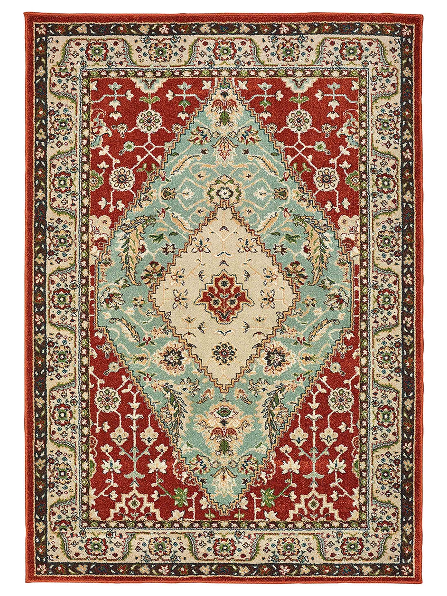 Oriental Weavers DAWSON 8315A Rust Traditional Machinemade Rug