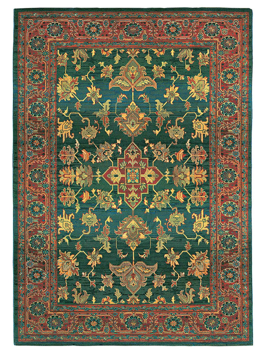 Oriental Weavers KHARMA 836F4 Blue Traditional Machinemade Rug