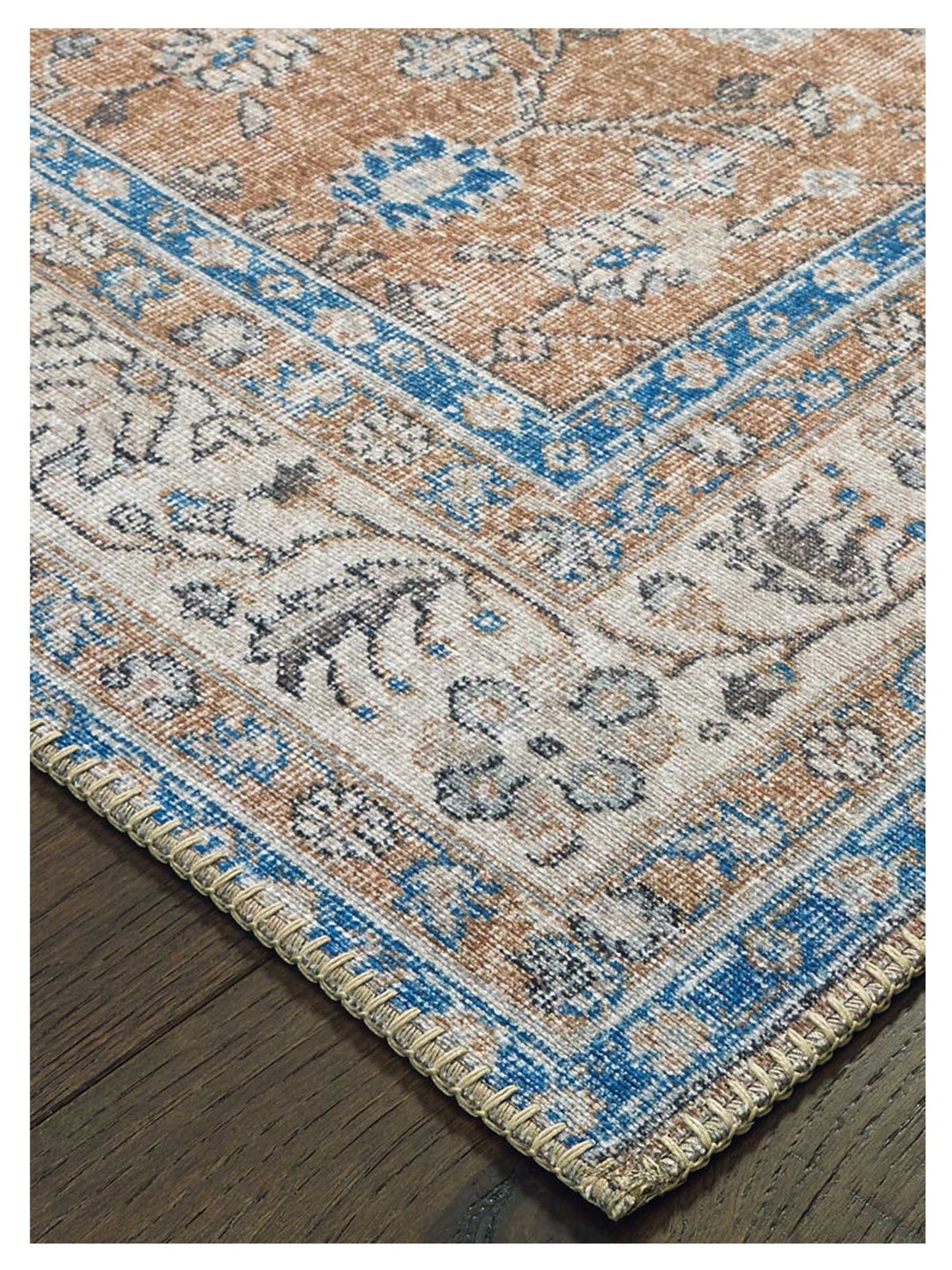 Oriental Weavers SOFIA 85818 Gold Blue Traditional Machinemade Rug