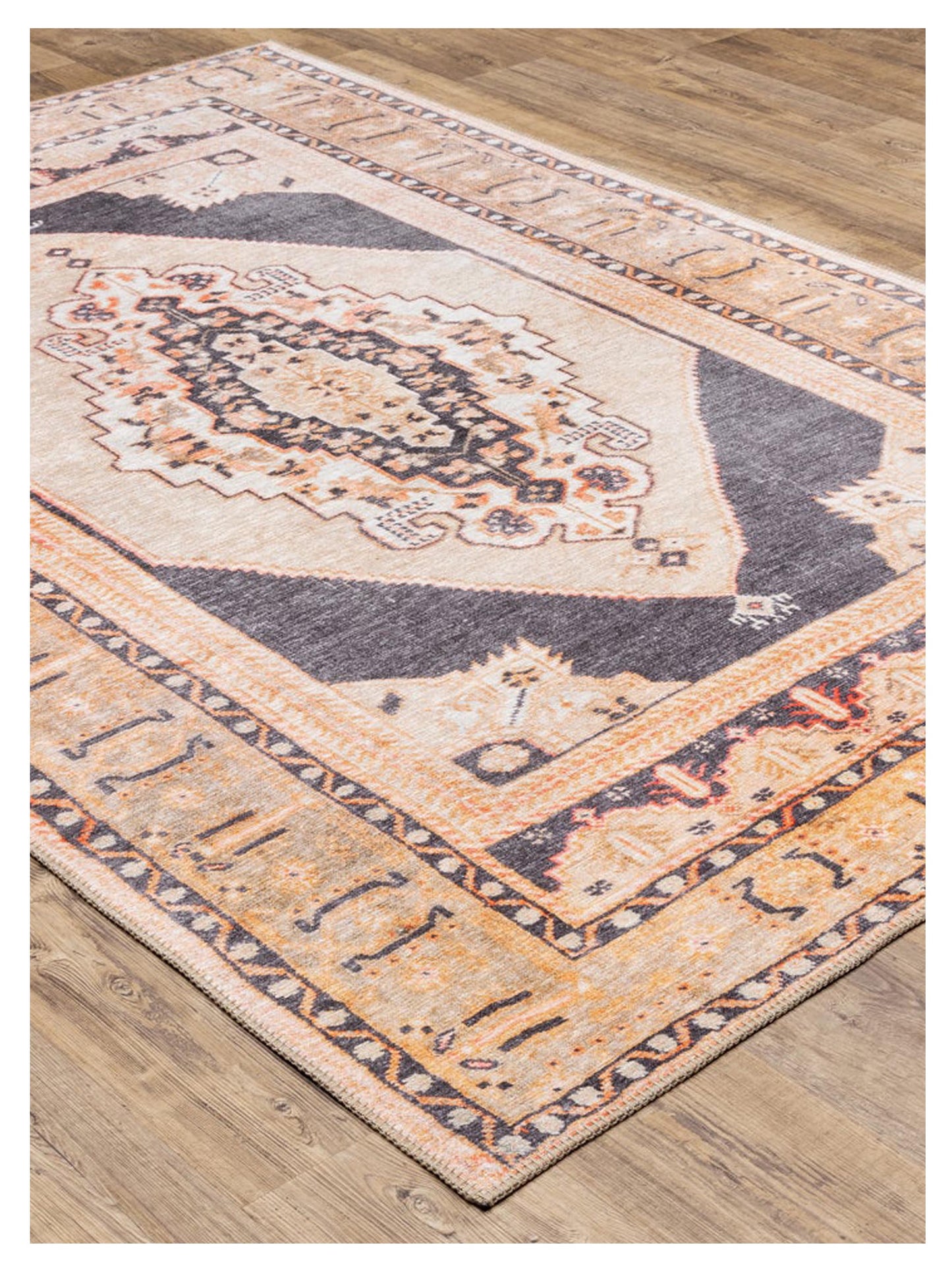 Oriental Weavers SOFIA 85823 Gold Charcoal Traditional Machinemade Rug