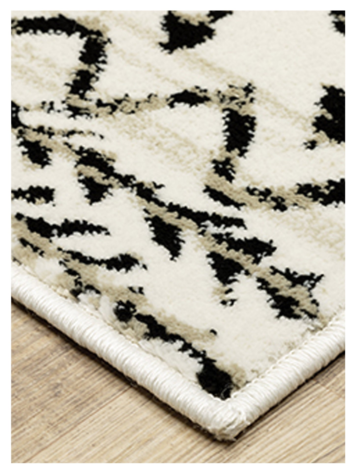 Oriental Weavers GEORGIA 8826E Ivory Black Casual Machinemade Rug