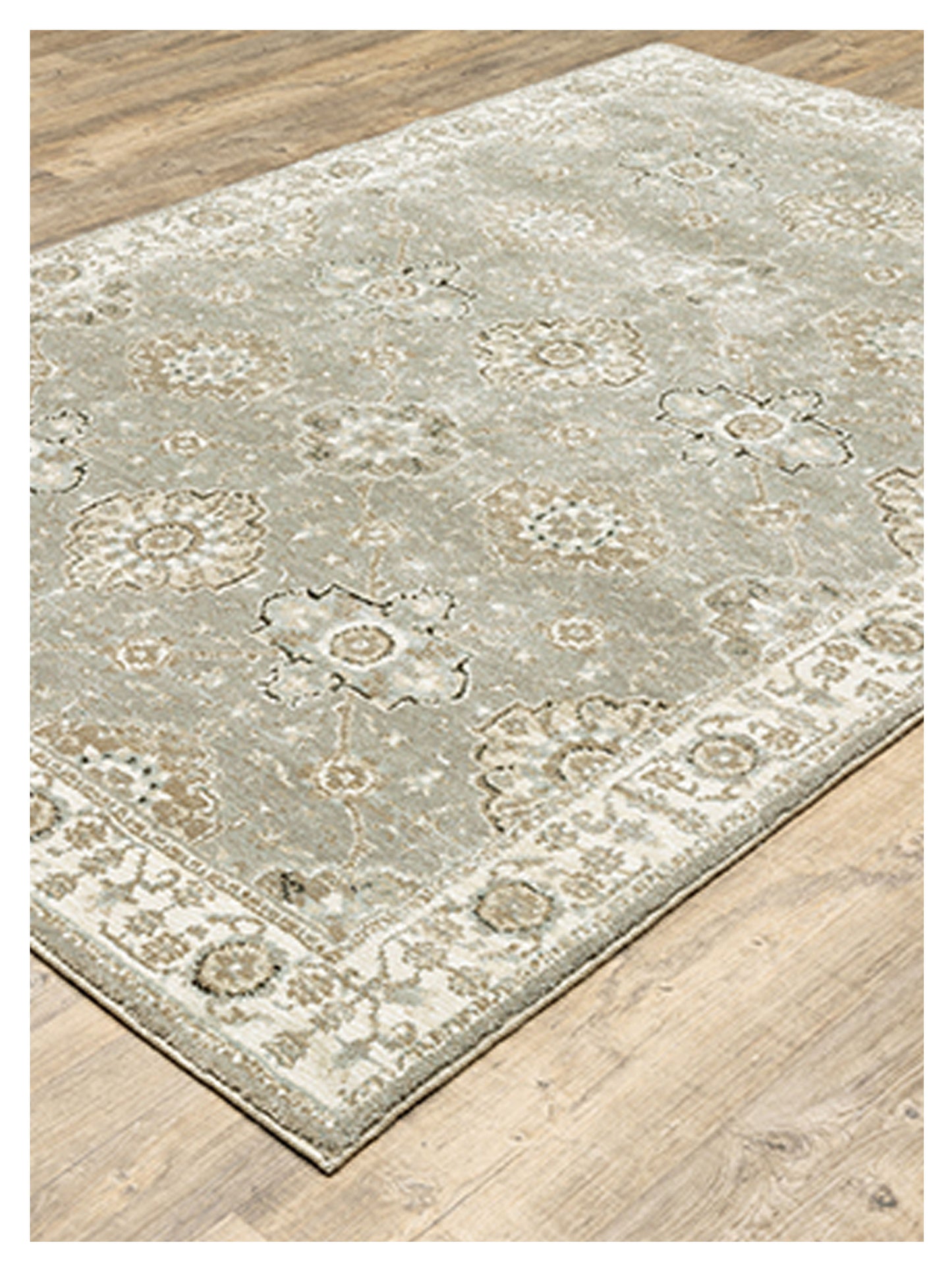 Oriental Weavers ANDORRA 8929H Grey Ivory Traditional Machinemade Rug