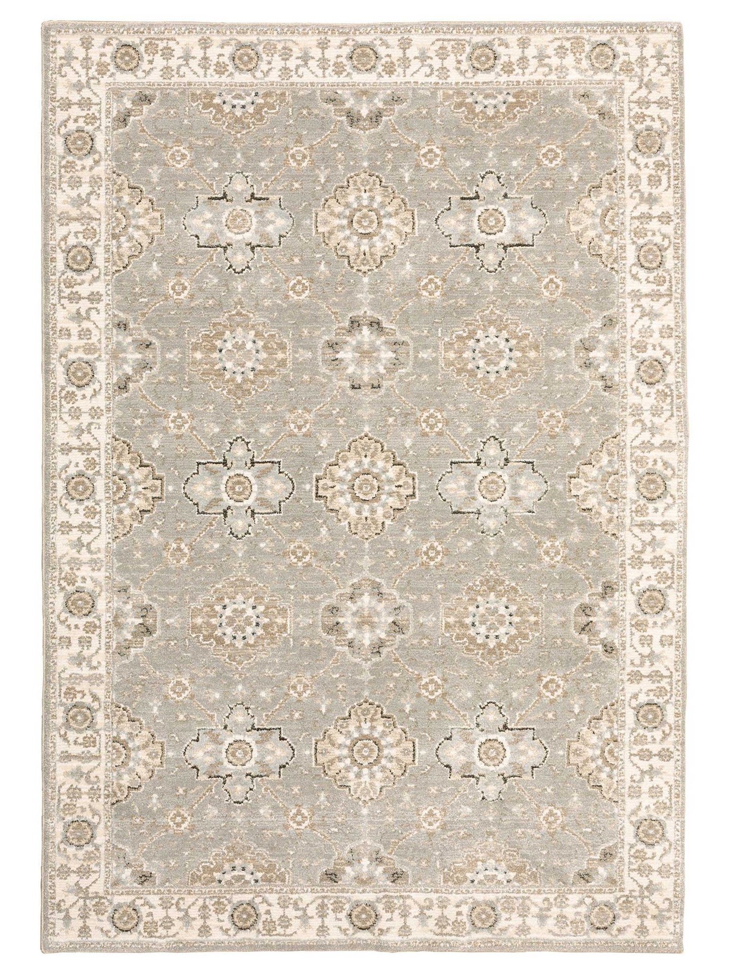 Oriental Weavers ANDORRA 8929H Grey Traditional Machinemade Rug