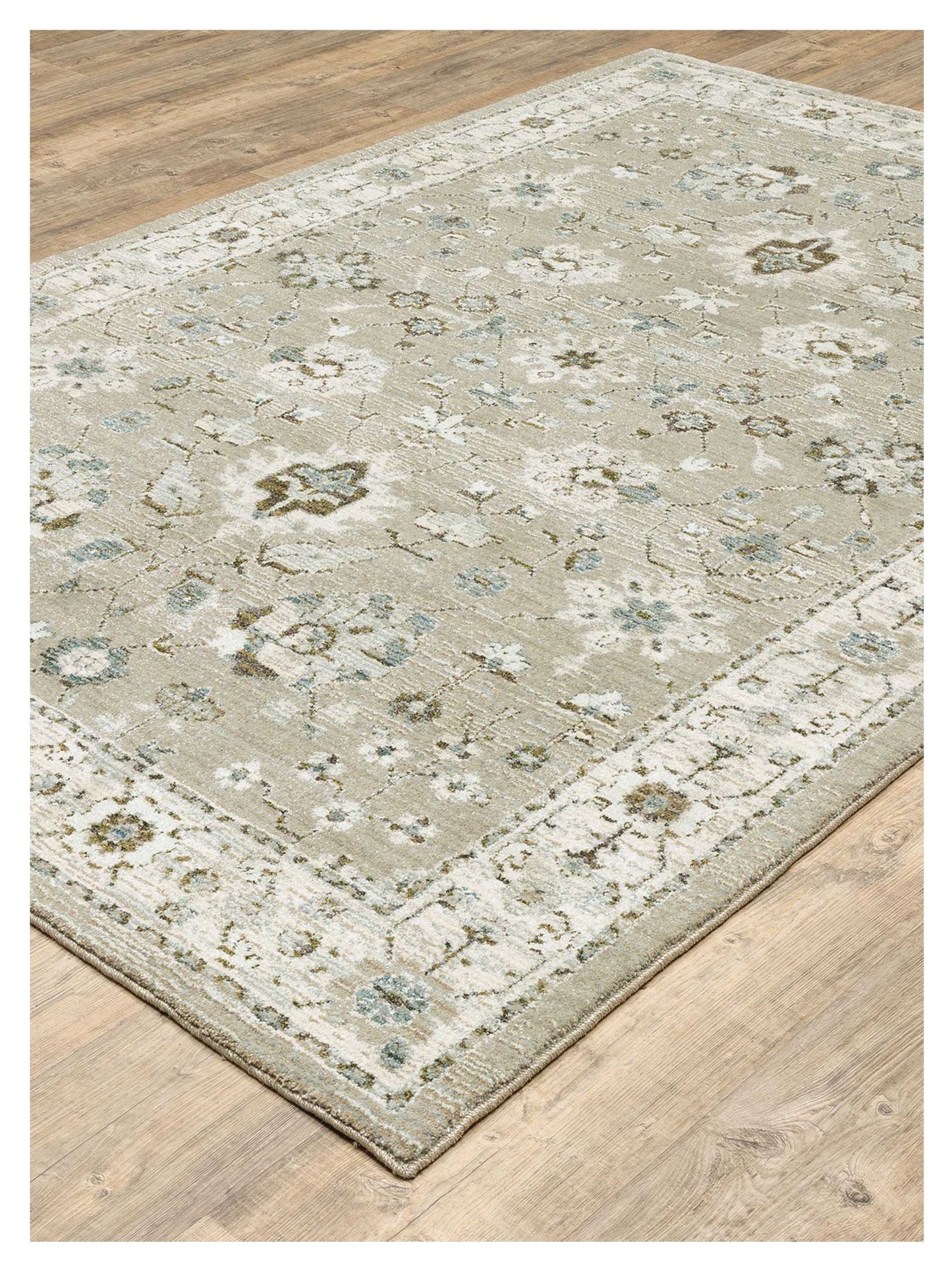 Oriental Weavers ANDORRA 8930L Beige Ivory Traditional Machinemade Rug