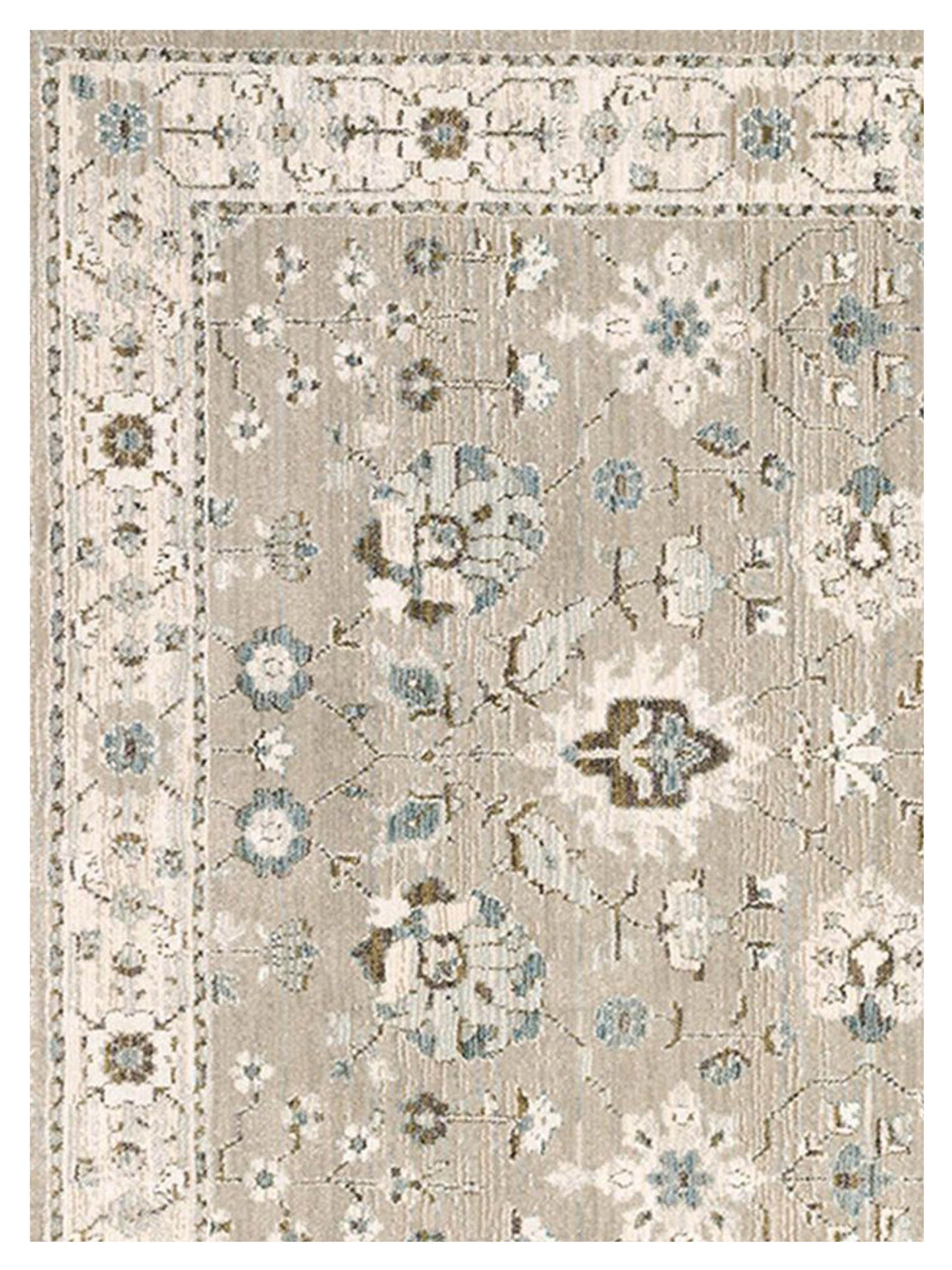 Oriental Weavers ANDORRA 8930L Beige Ivory Traditional Machinemade Rug