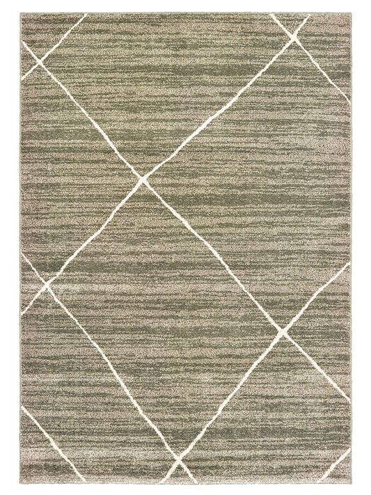 Oriental Weavers Carson 9661A Grey Casual Machinemade Rug