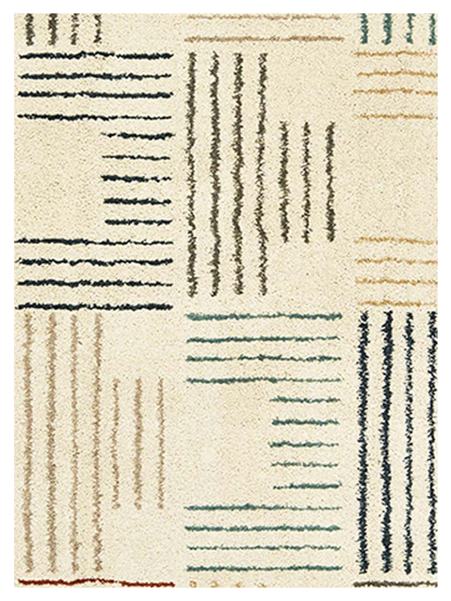 Oriental Weavers Carson 9663A Ivory Multi Casual Machinemade Rug