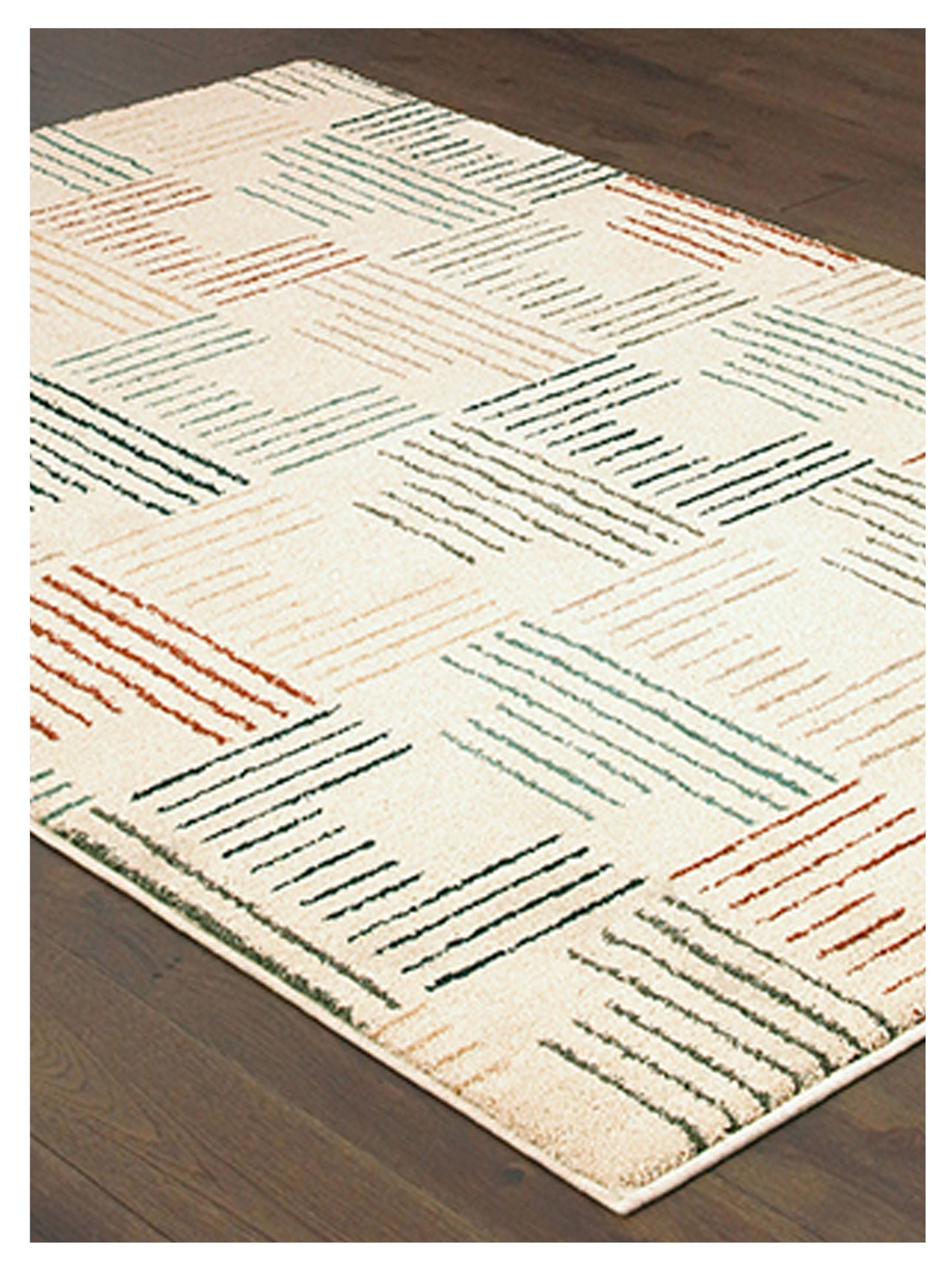 Oriental Weavers Carson 9663A Ivory Multi Casual Machinemade Rug